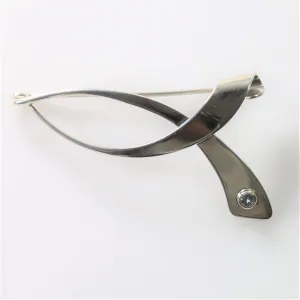 SOLD OUT: Vintage Ed Levin Jewelry | Modernist Topaz Brooch
