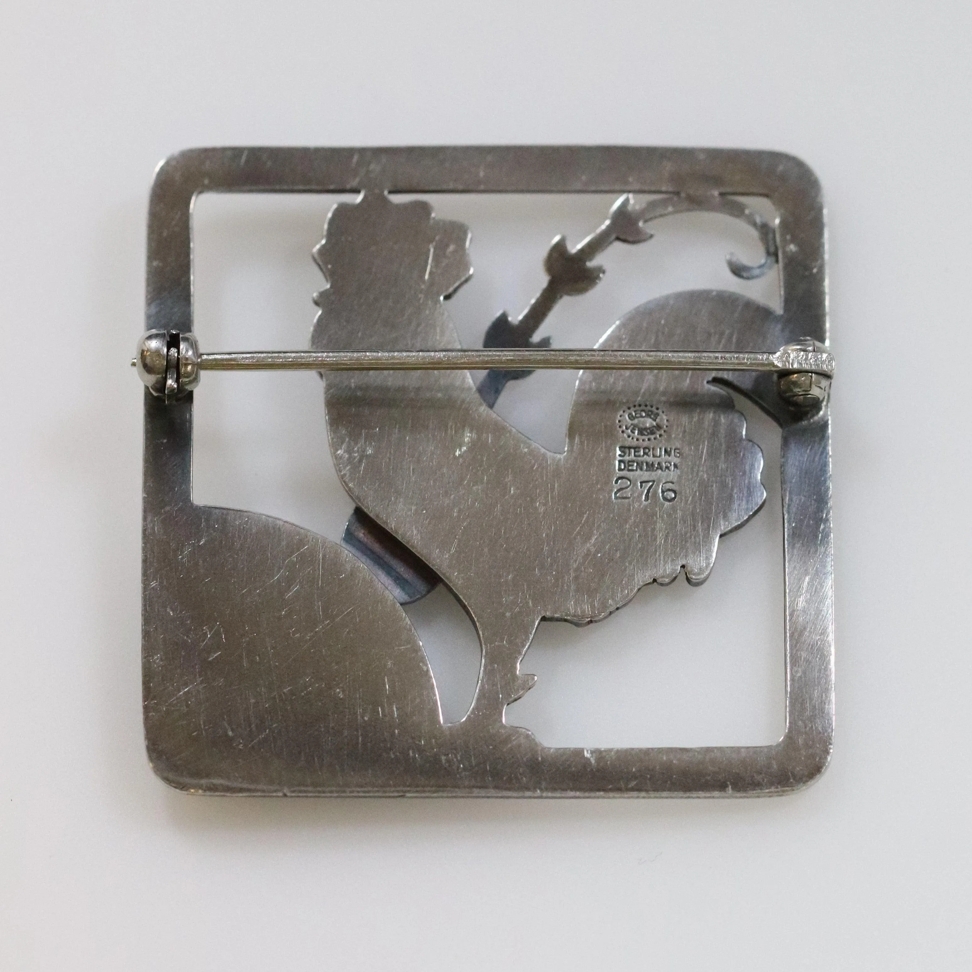 SOLD OUT: Vintage Georg Jensen Jewelry | Arno Malinowski Rooster Brooch 276