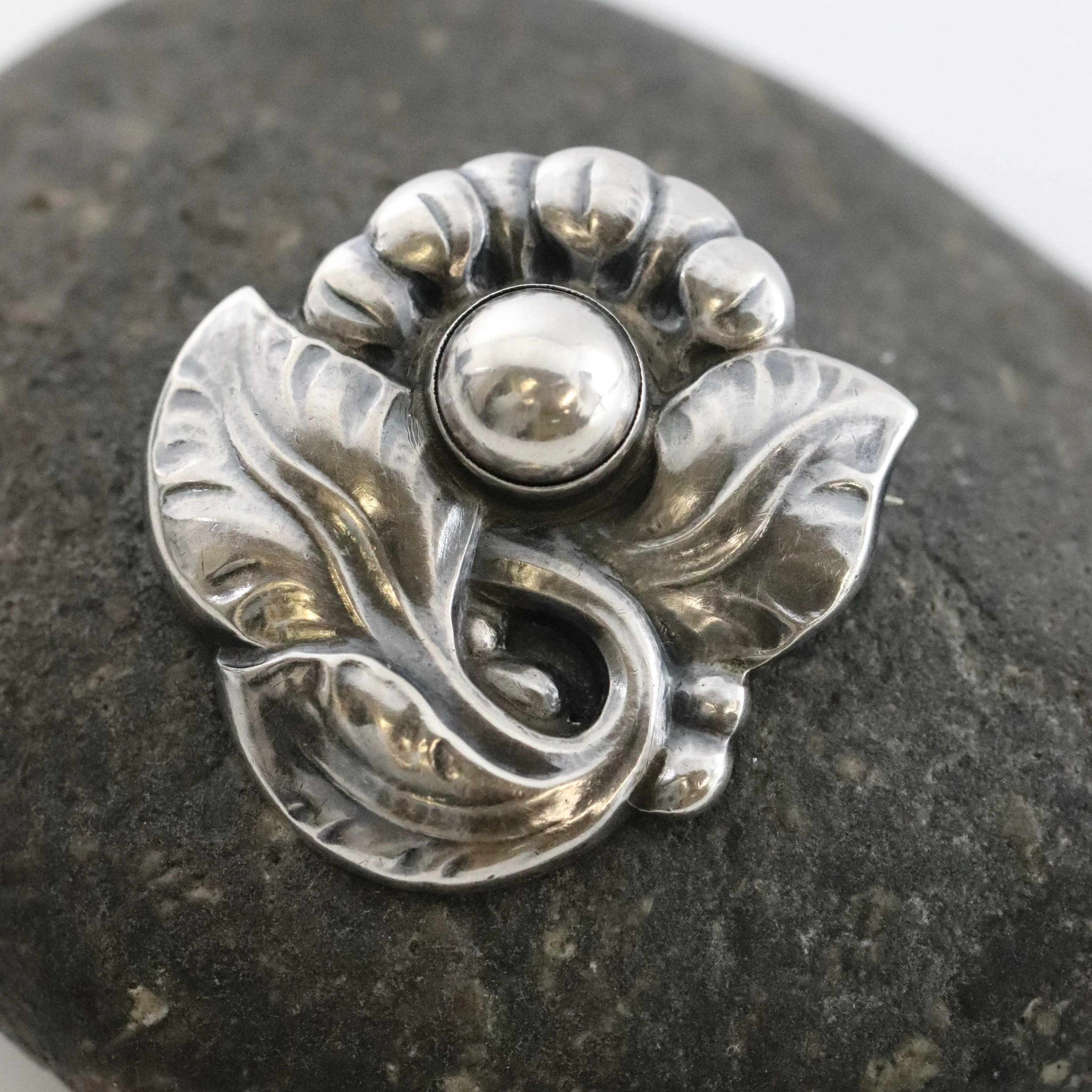 SOLD OUT: Vintage Georg Jensen Jewelry | Floral Brooch 71