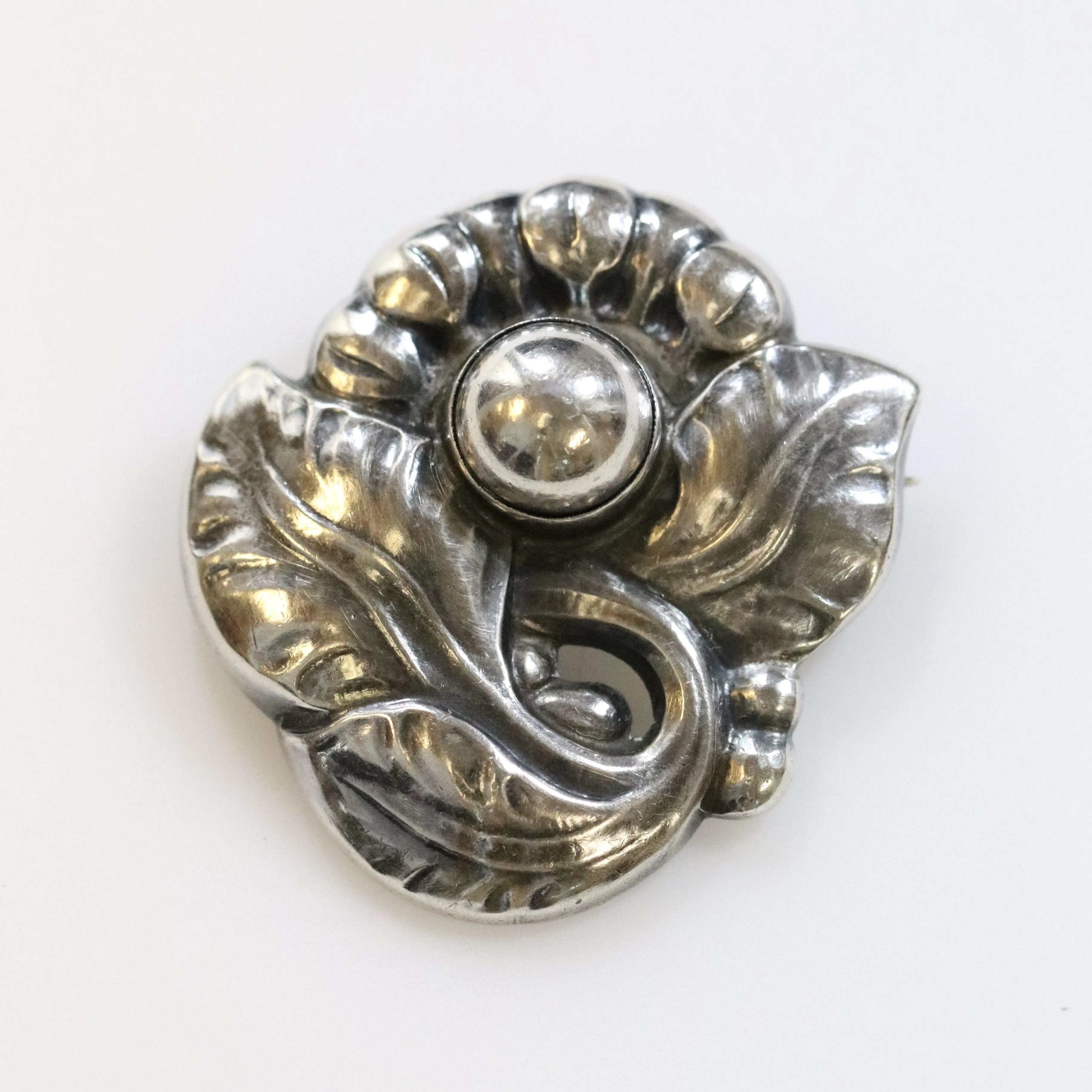 SOLD OUT: Vintage Georg Jensen Jewelry | Floral Brooch 71