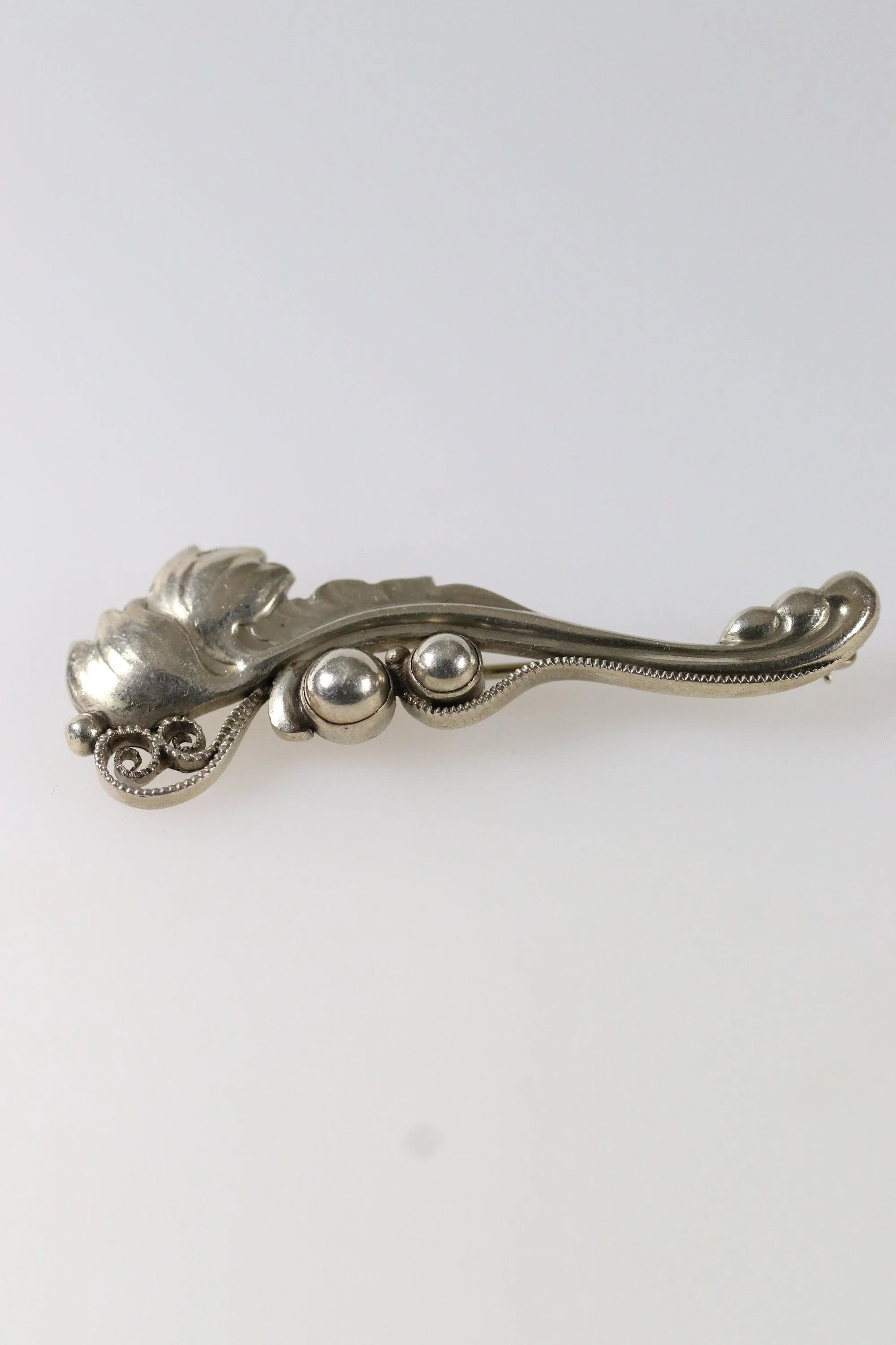SOLD OUT: Vintage Georg Jensen Jewelry | Foliat Art Nouveau Brooch 181