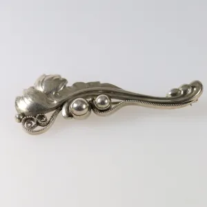 SOLD OUT: Vintage Georg Jensen Jewelry | Foliat Art Nouveau Brooch 181