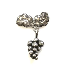 SOLD OUT: Vintage Georg Jensen Jewelry | Grape Bunch Brooch 217A Denmark