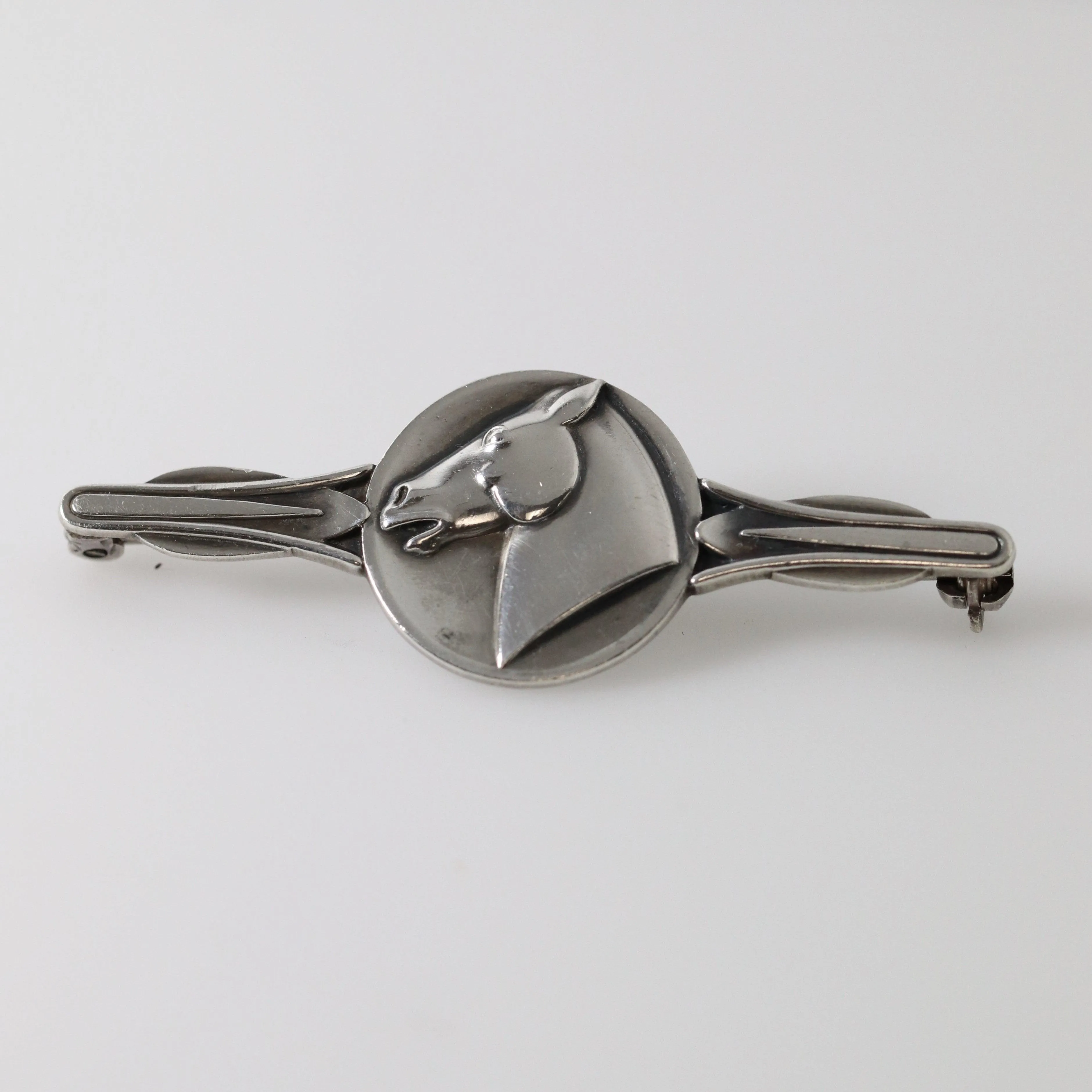 SOLD OUT: Vintage Georg Jensen Jewelry | Mid Century Malinowski Designed Sterling Horse Pin