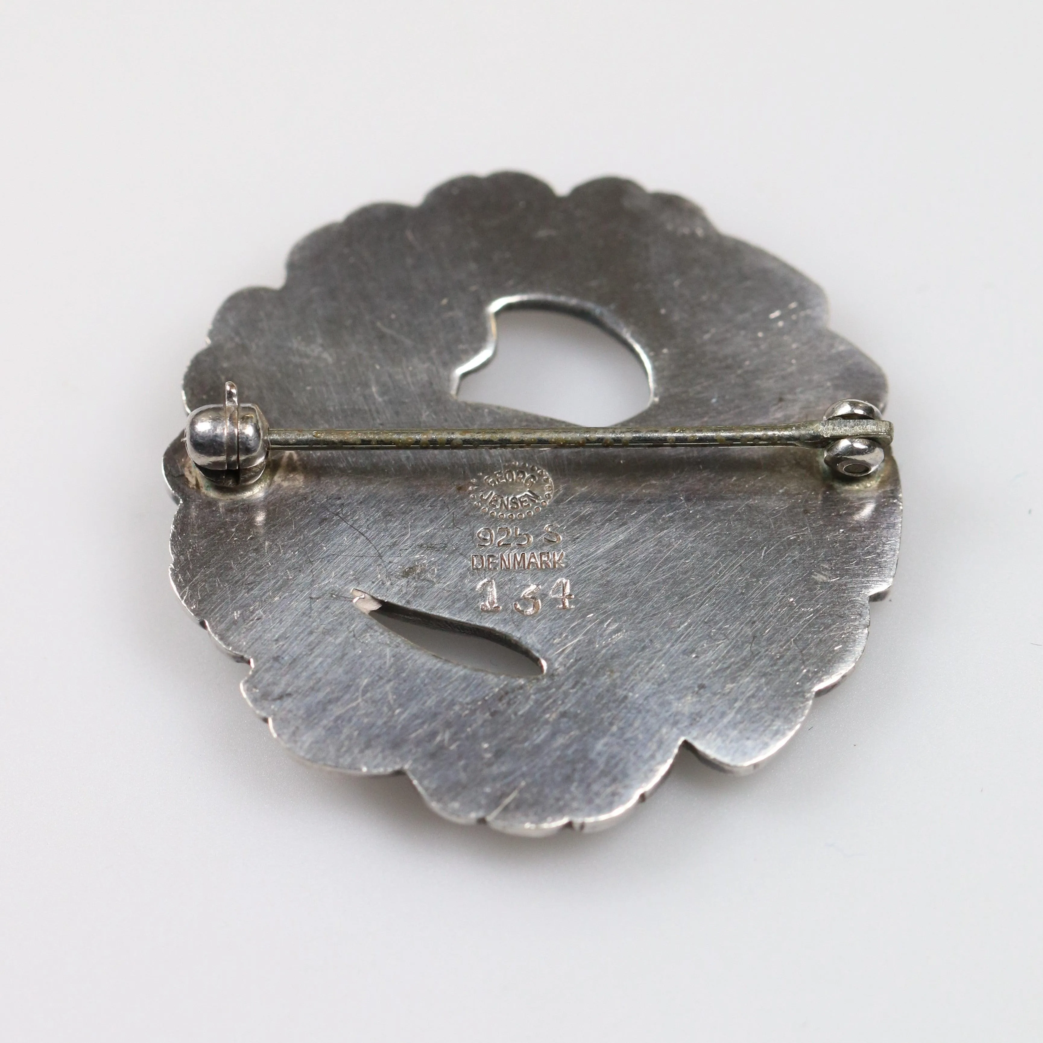 SOLD OUT: Vintage Georg Jensen Jewelry | Petite Art Nouveau Dove Brooch 134