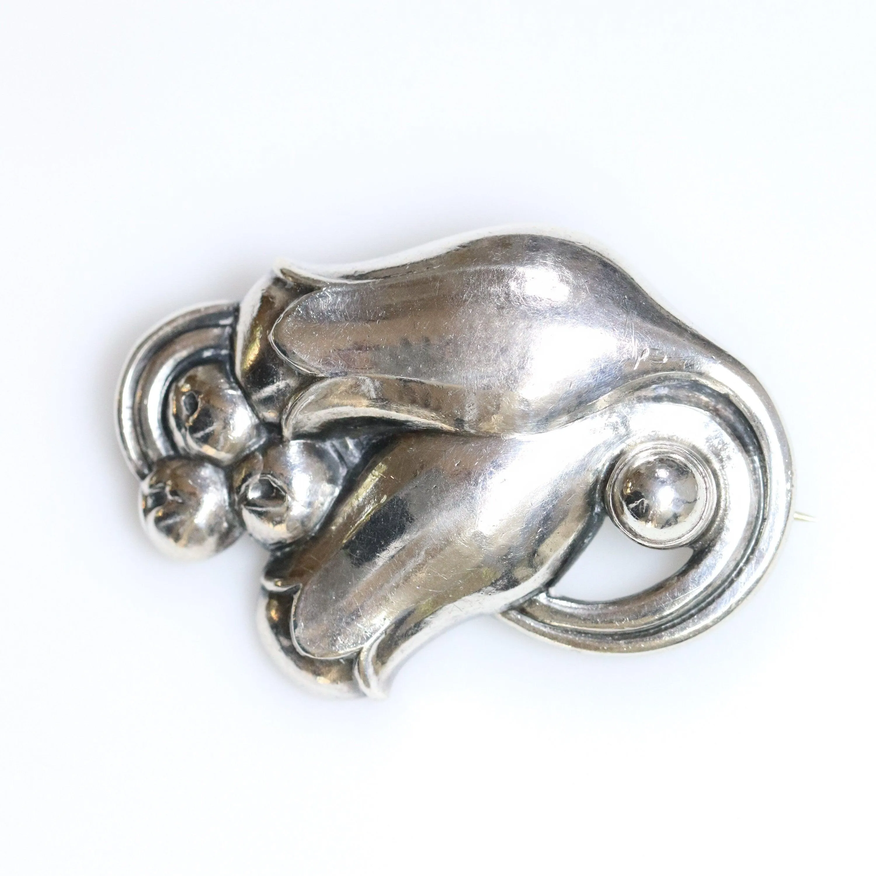 SOLD OUT: Vintage Georg Jensen Jewelry | Sterling Silver Tulip Brooch 100B