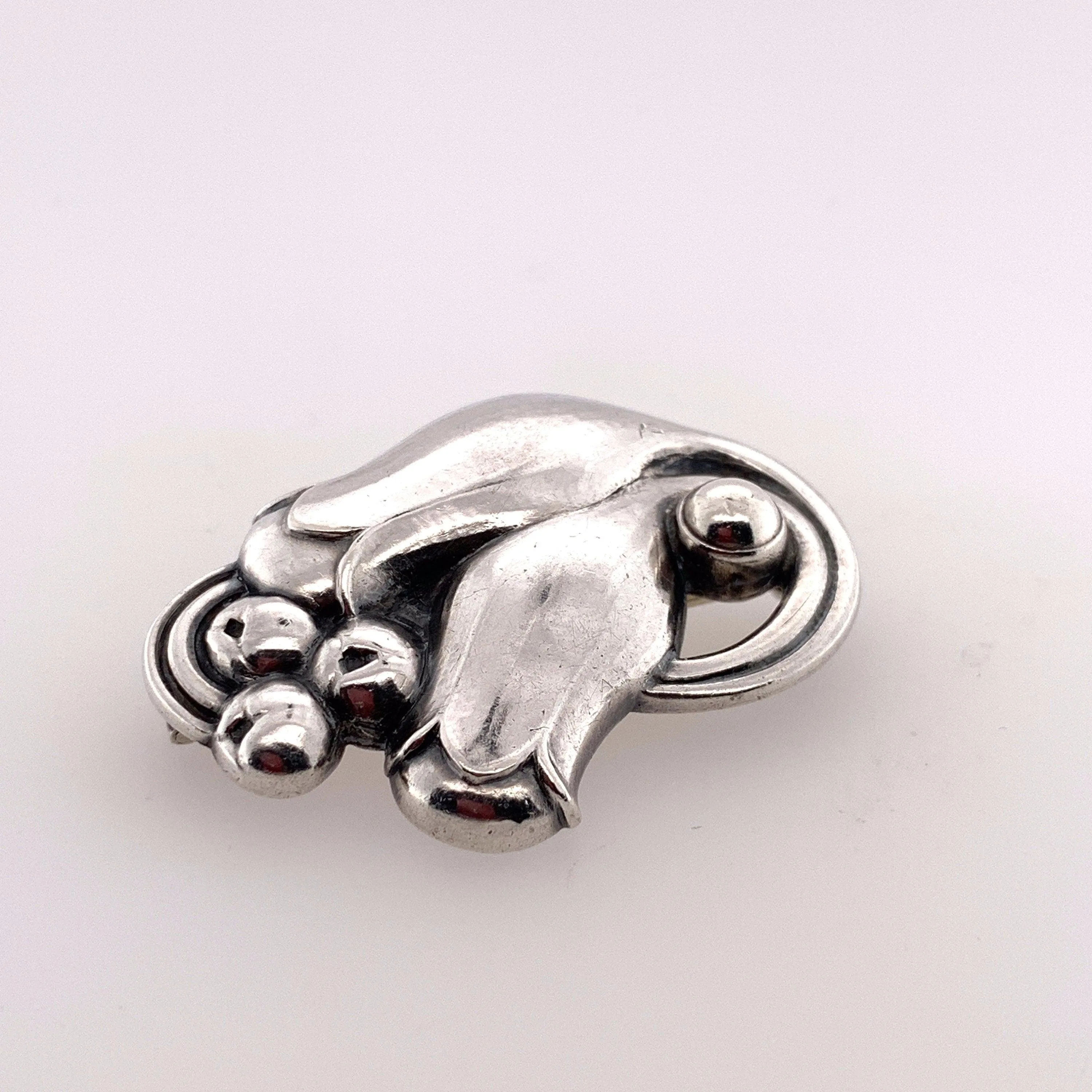 SOLD OUT: Vintage Georg Jensen Jewelry | Sterling Silver Tulip Brooch 100B