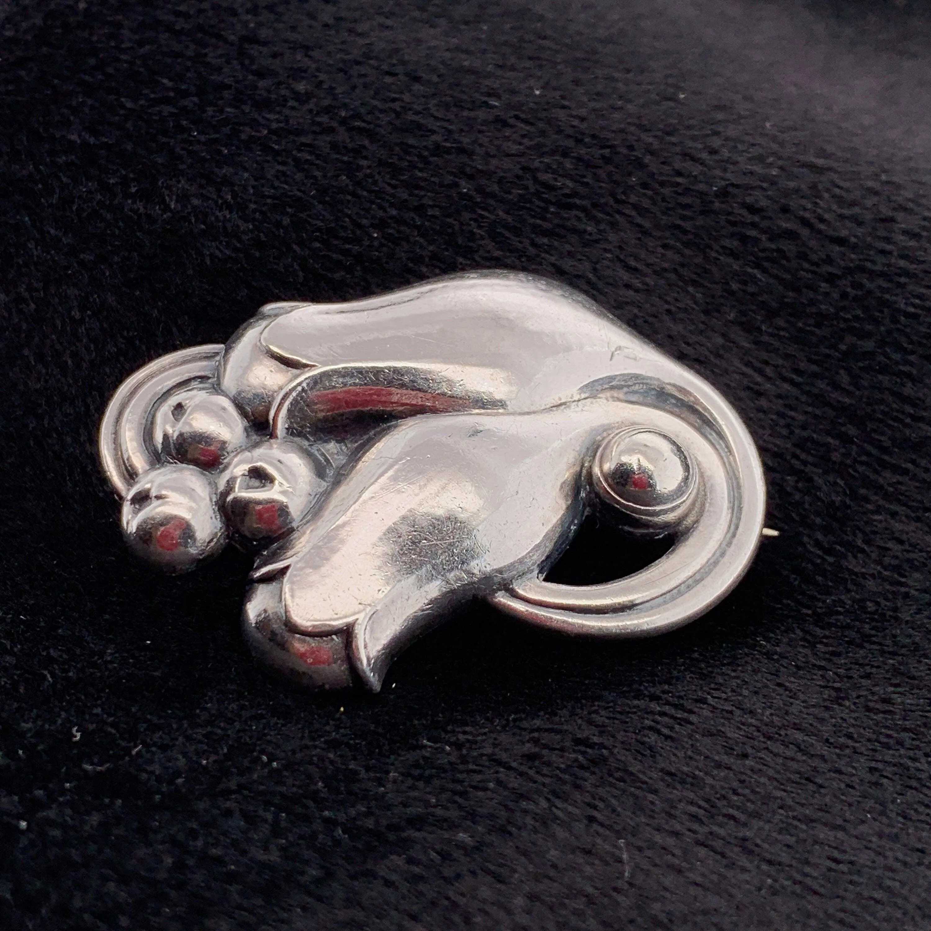 SOLD OUT: Vintage Georg Jensen Jewelry | Sterling Silver Tulip Brooch 100B