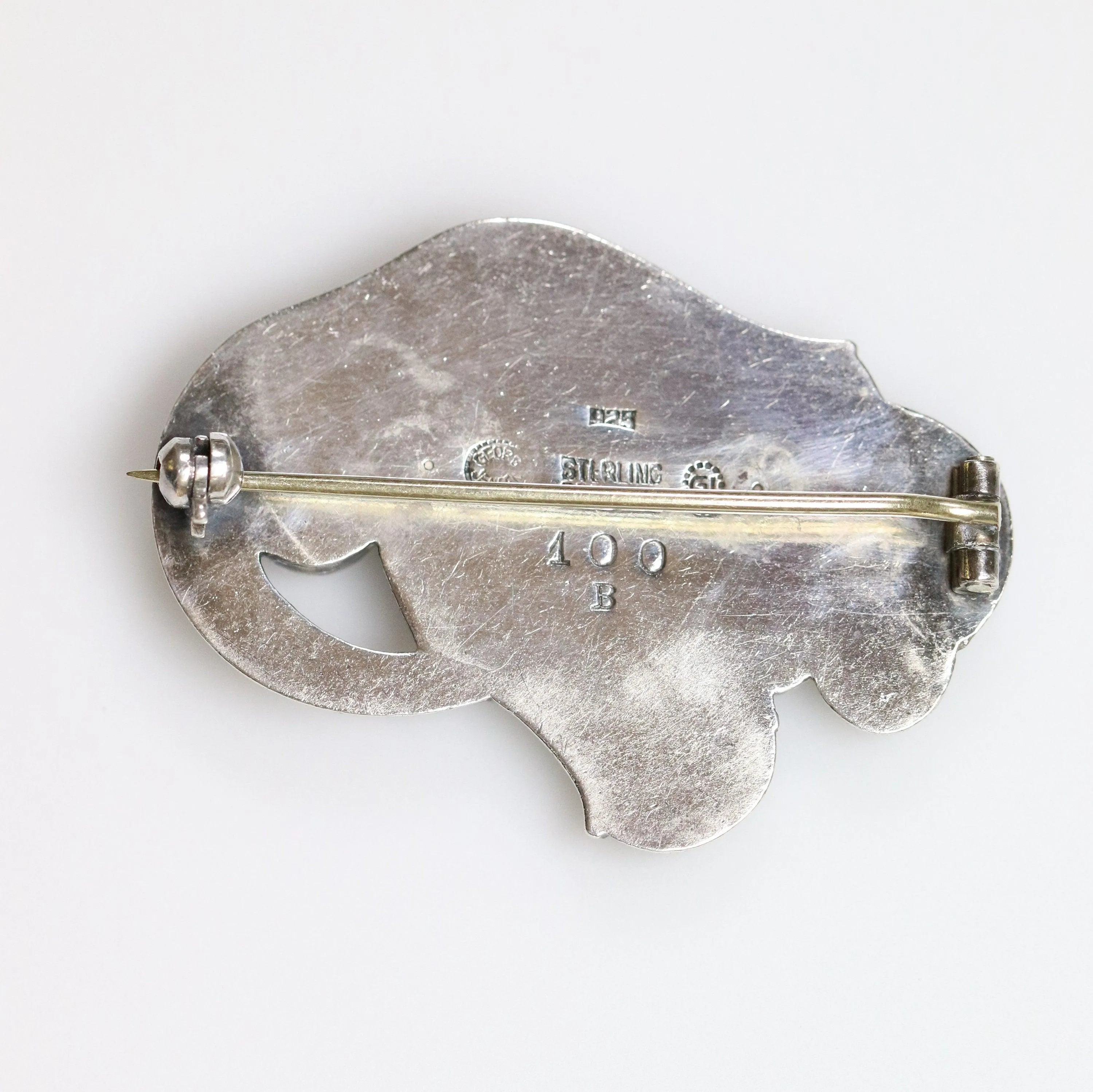 SOLD OUT: Vintage Georg Jensen Jewelry | Sterling Silver Tulip Brooch 100B