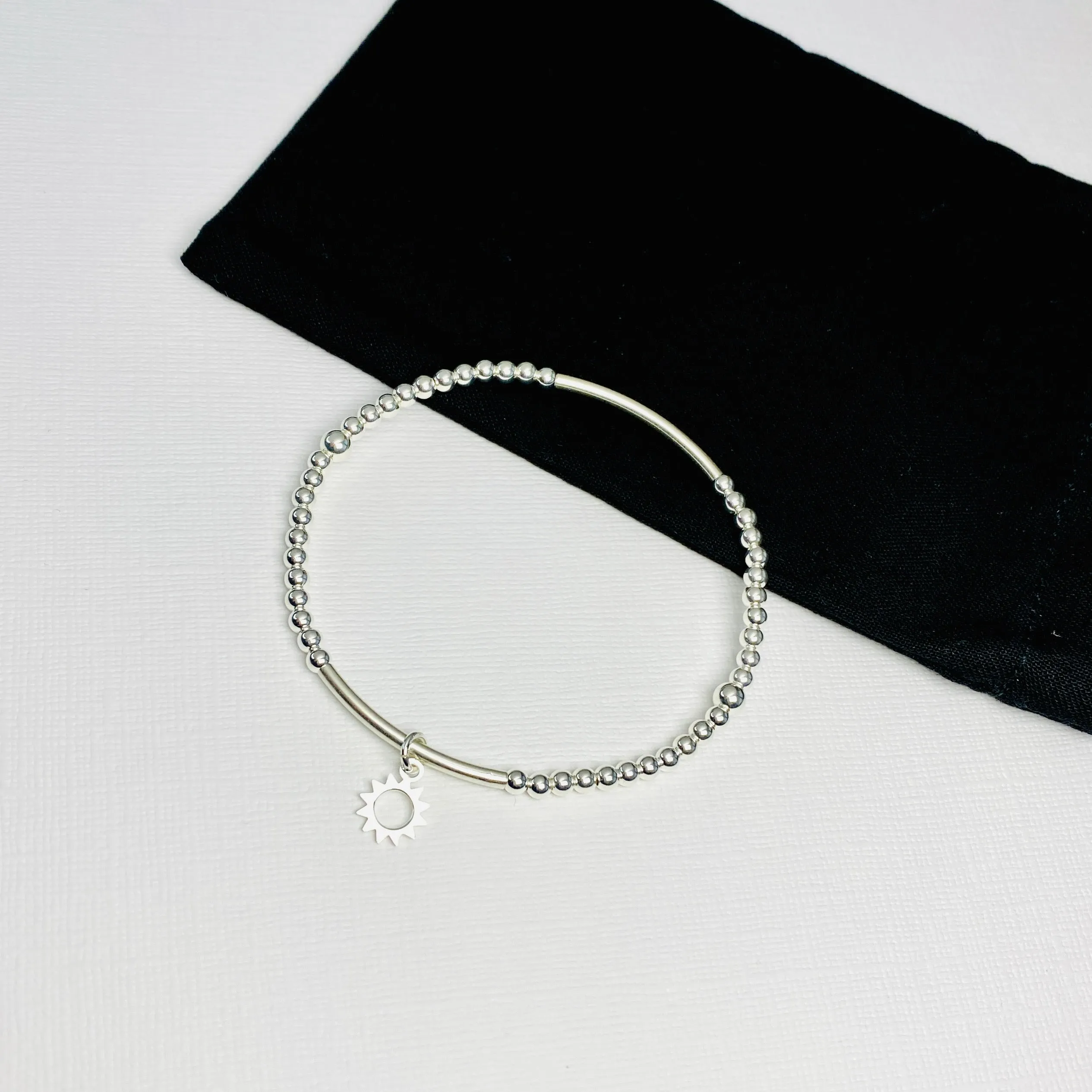 SOLIS | Silver Sun Bracelet