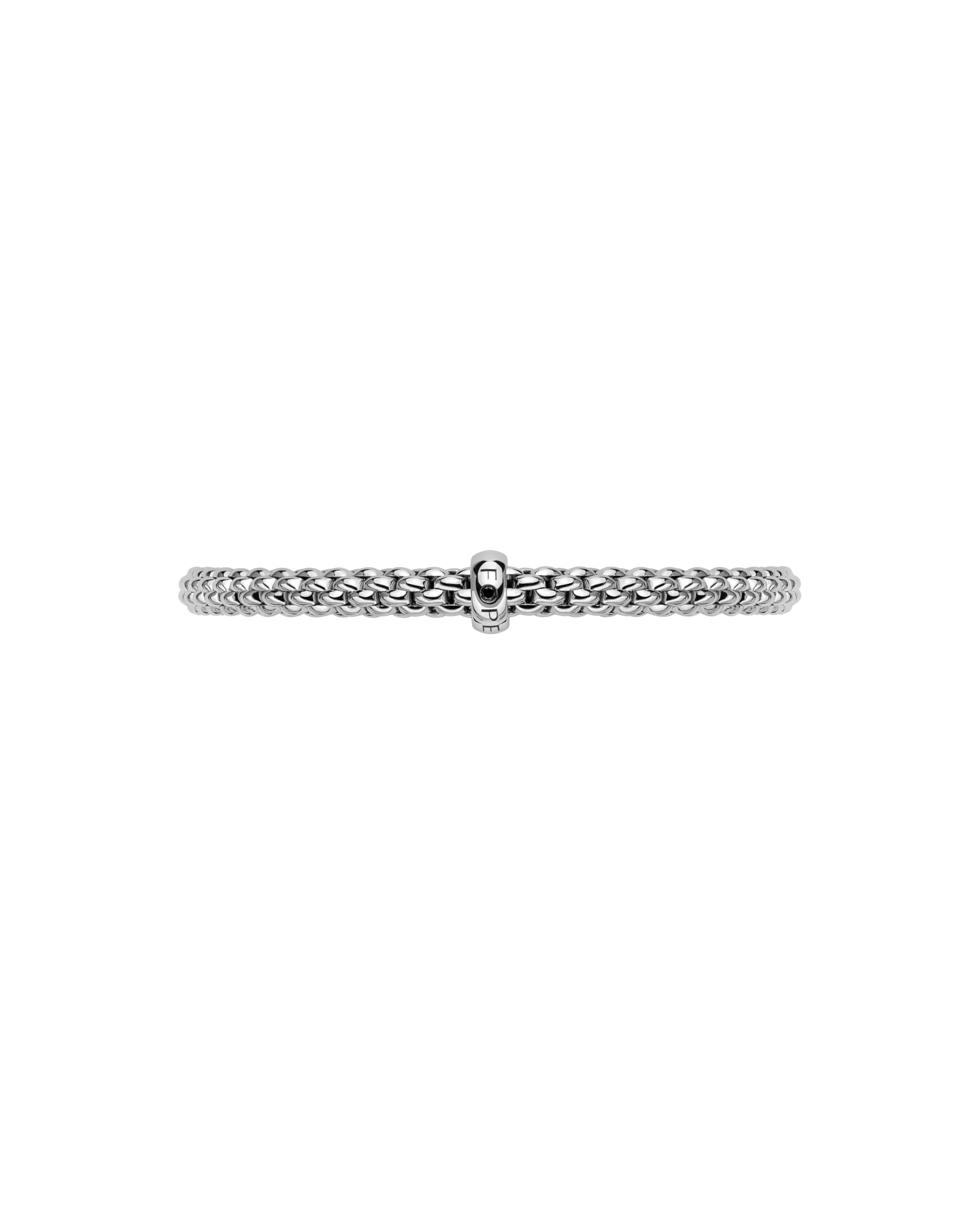 Solo Collection Flex'it bracelet with a black diamond by Fope