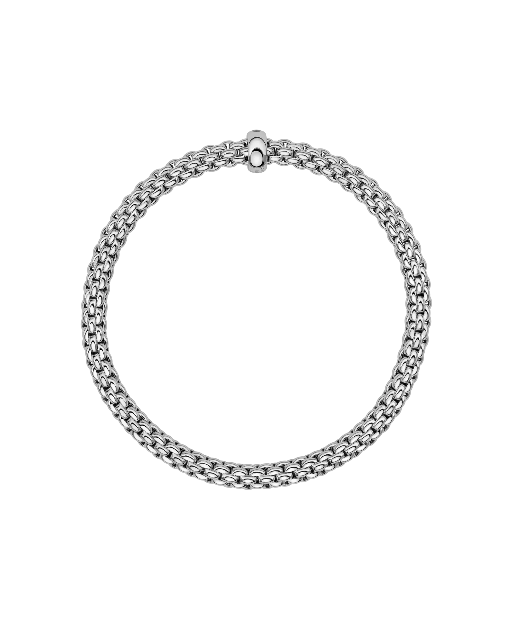 Solo Collection Flex'it bracelet with a black diamond by Fope