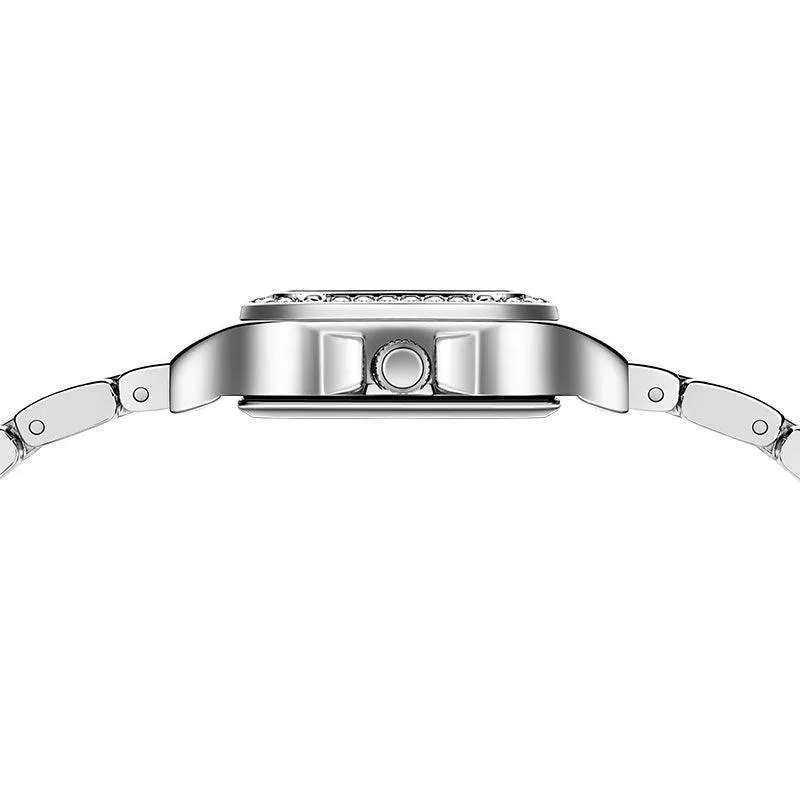 Sotoiru Quartz Watch Fashion Square Ziron Dial Watch for Formal Wear T3020