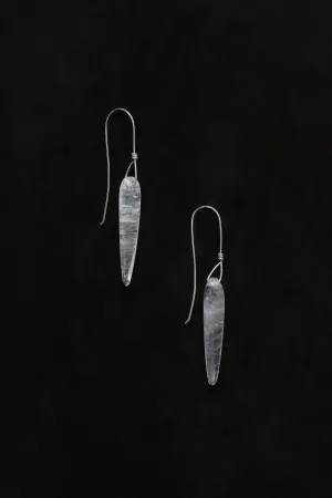 Spear Earrings in Quartz