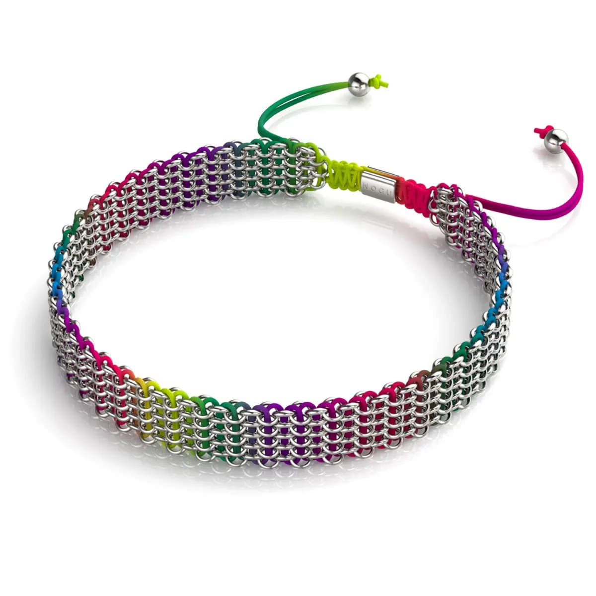 Spectrum x Silver | Kismet Links | Deluxe Choker Necklace