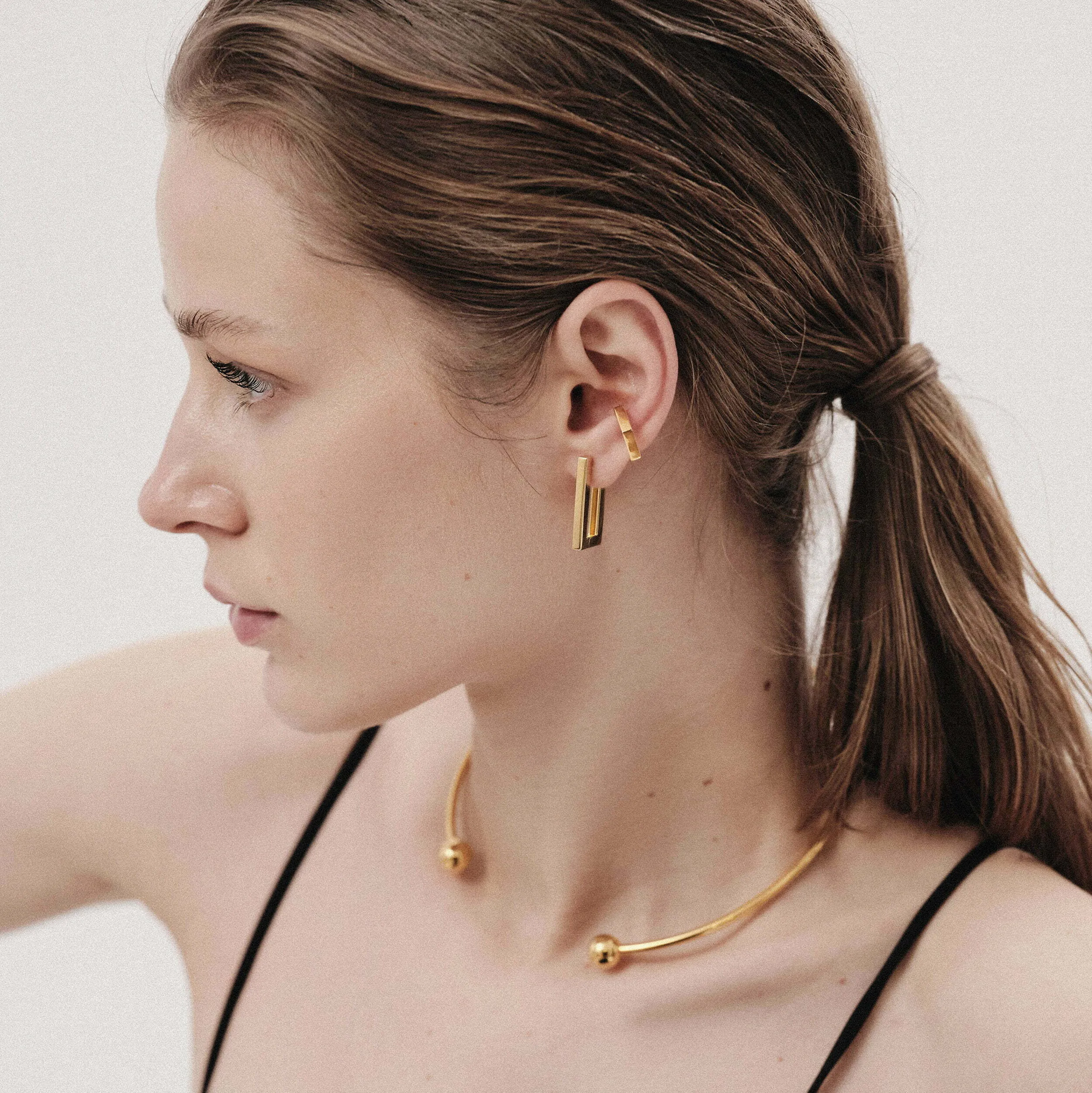 Sphere Choker • 18K Gold Vermeil