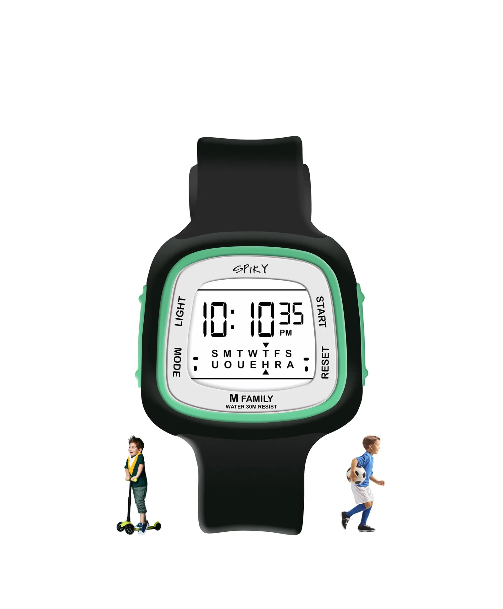 Spiky Eva16 Unique Square Digital Watch for Kids