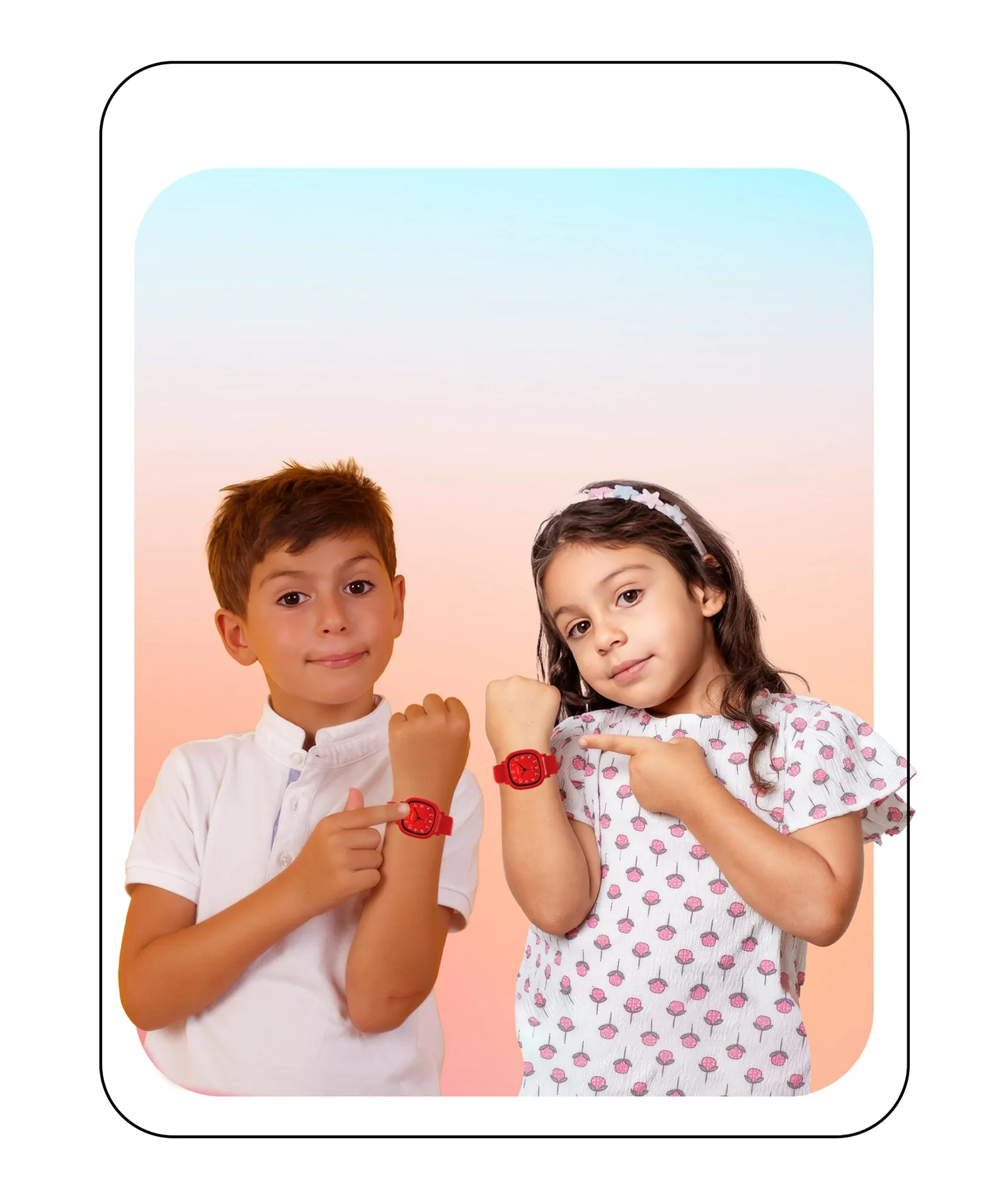Spiky Eva19 Square Analog Watch for Kids