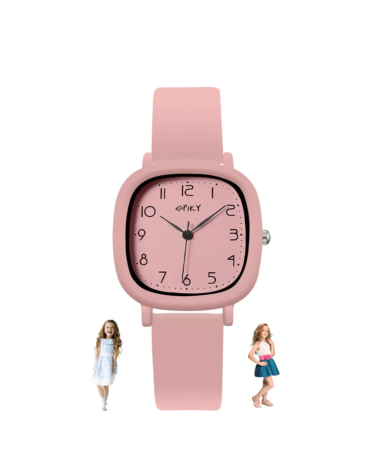 Spiky Eva19 Square Analog Watch for Kids