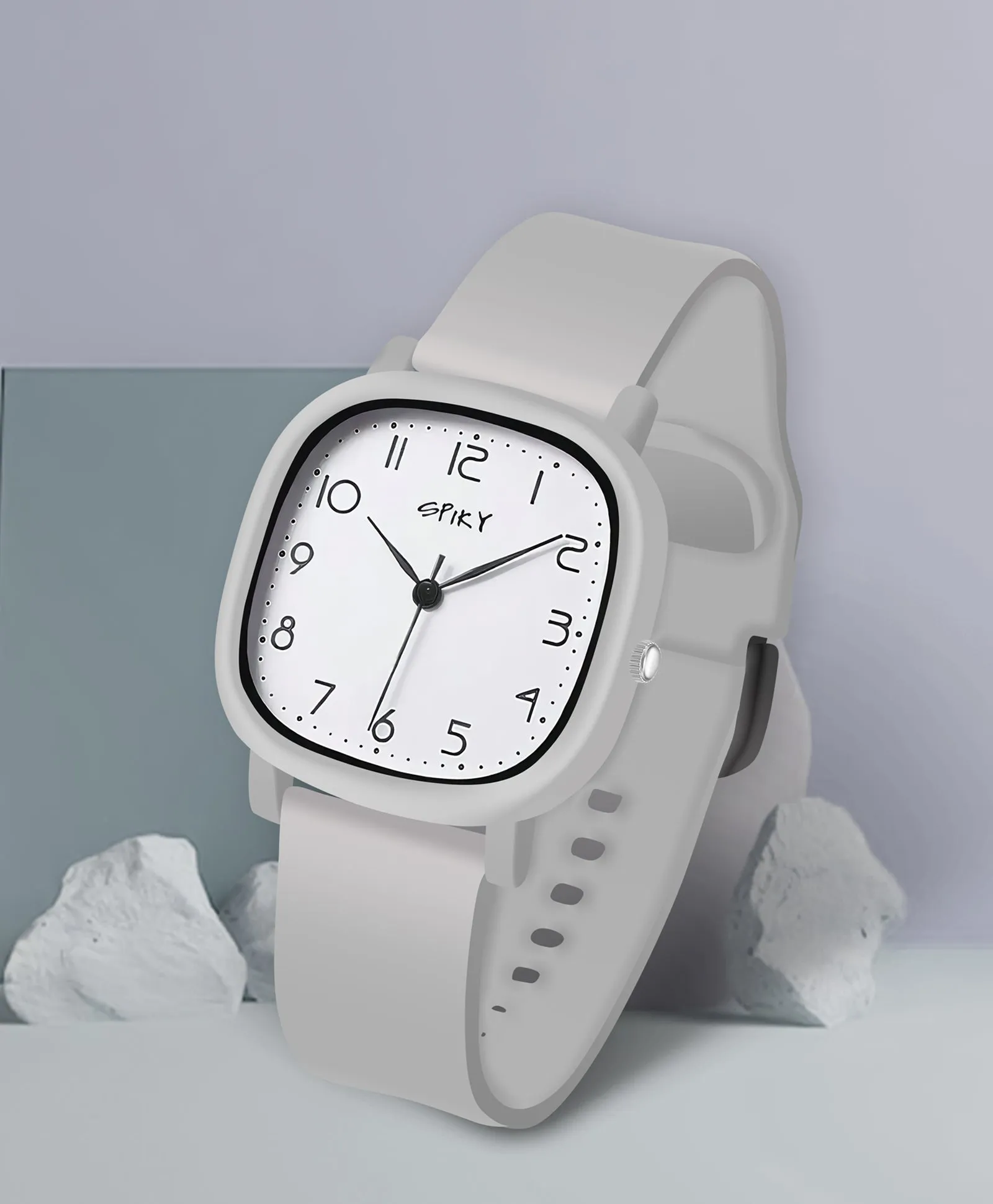 Spiky Eva19 Square Analog Watch for Kids