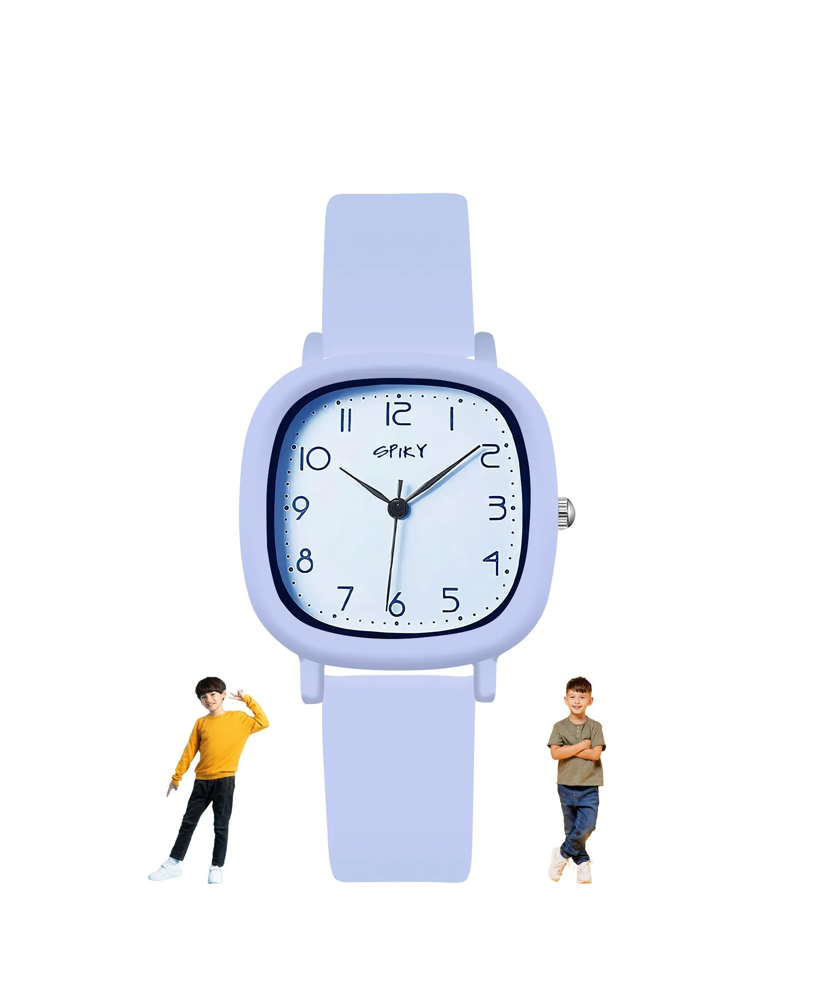 Spiky Eva19 Square Analog Watch for Kids