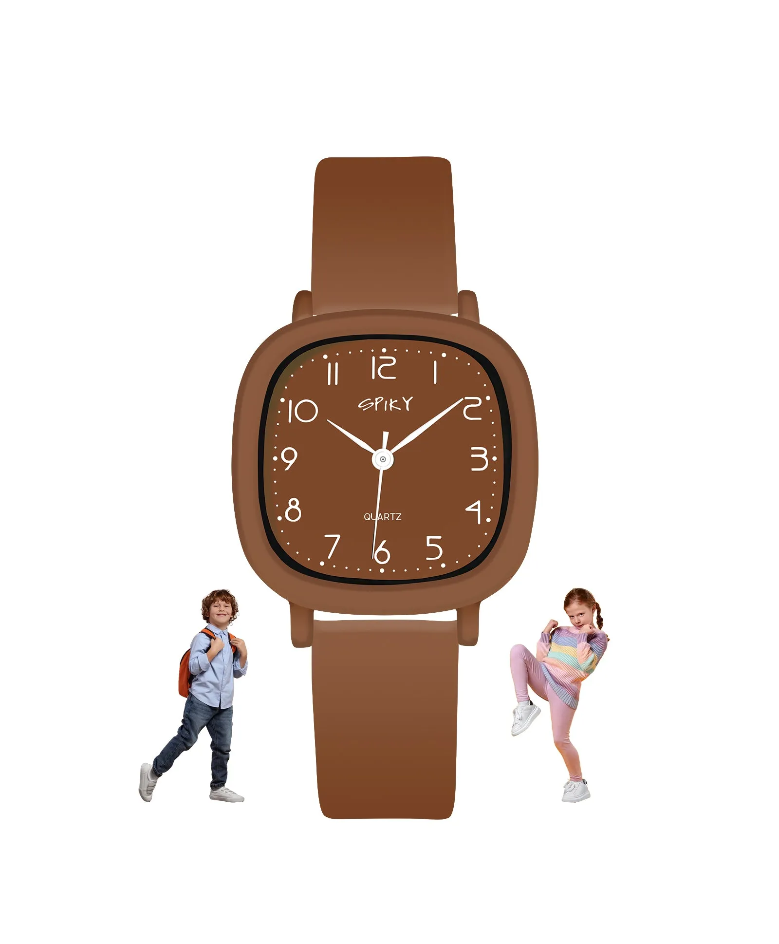 Spiky Eva19 Square Analog Watch for Kids