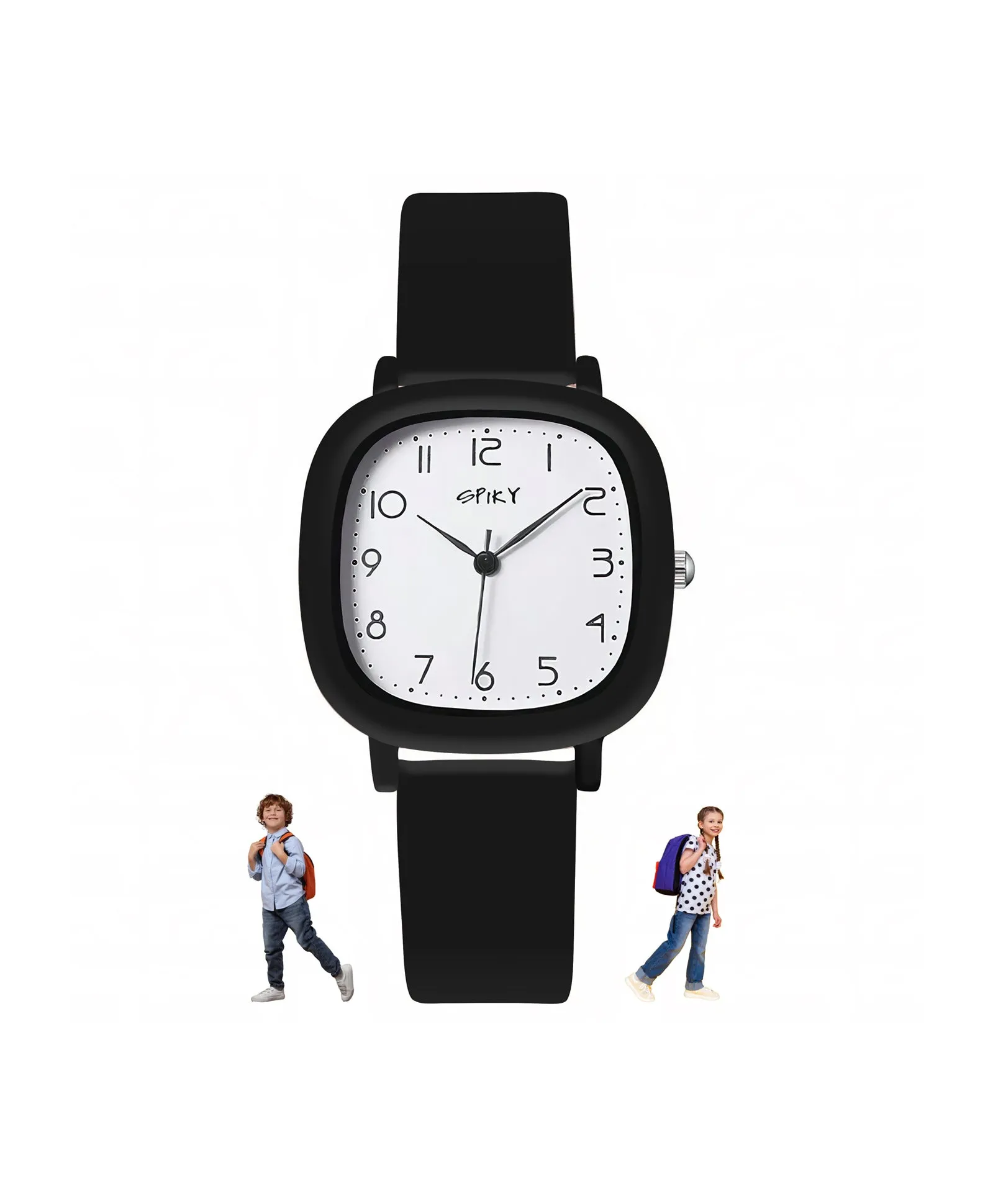 Spiky Eva19 Square Analog Watch for Kids