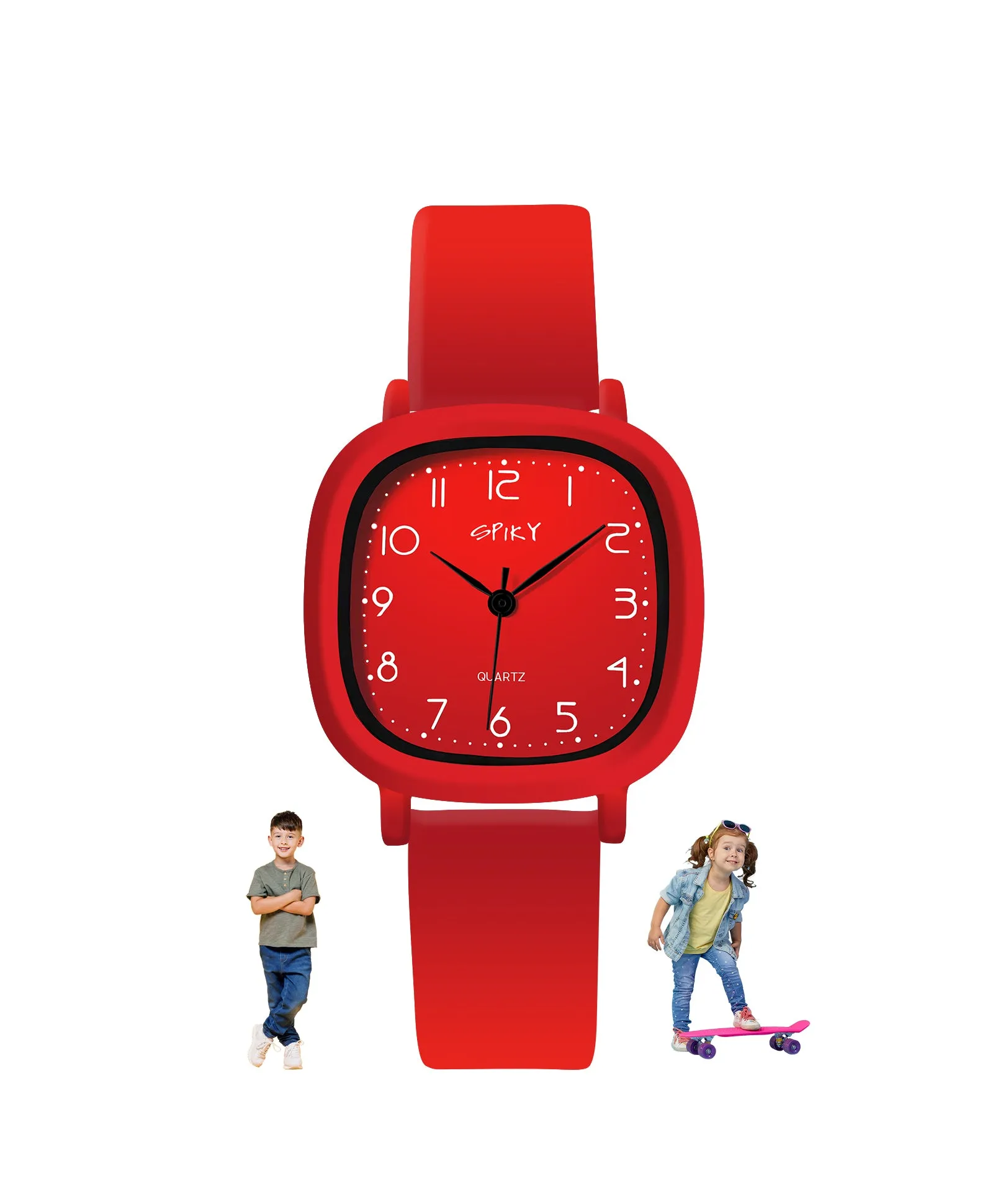 Spiky Eva19 Square Analog Watch for Kids