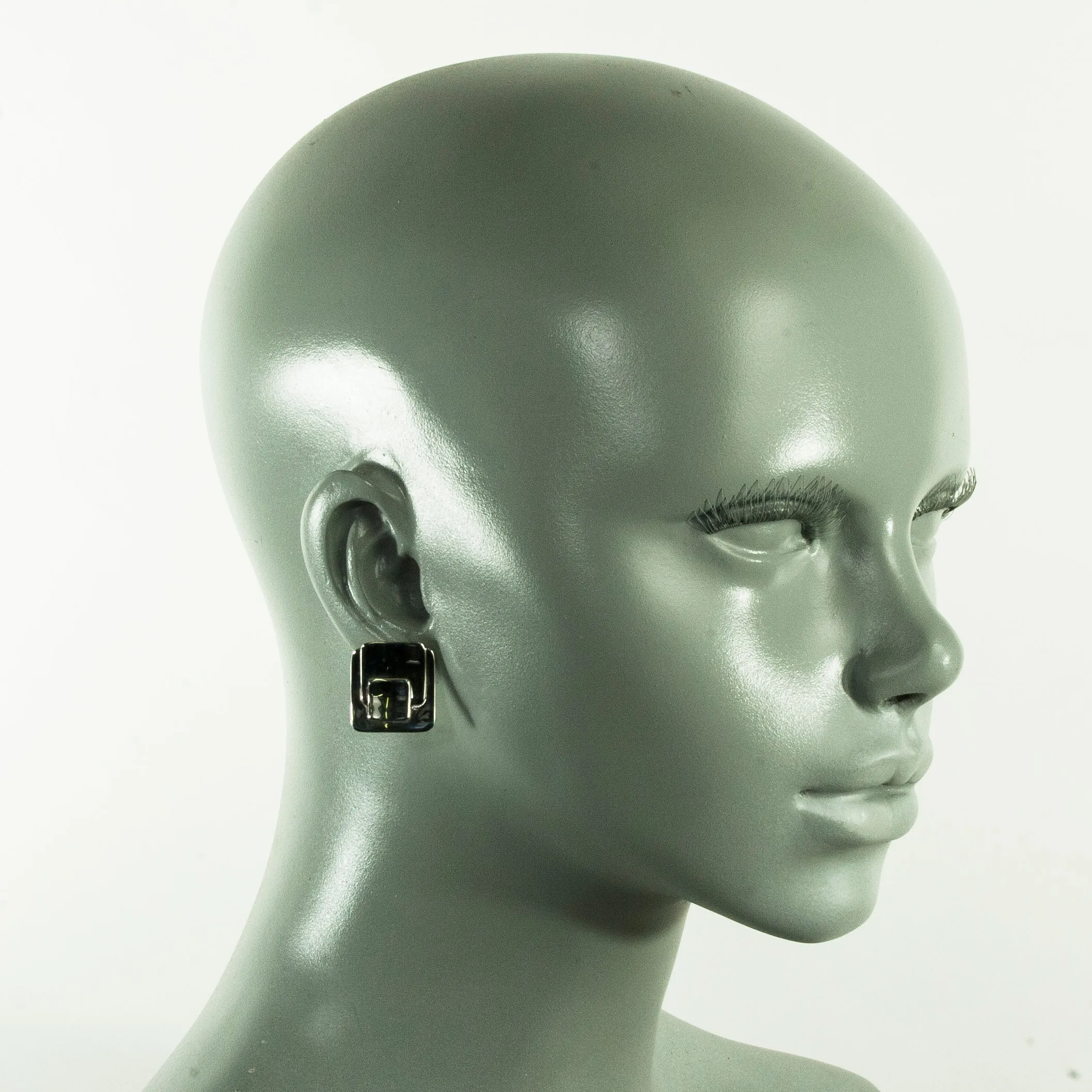 Stacked Squares Earrings