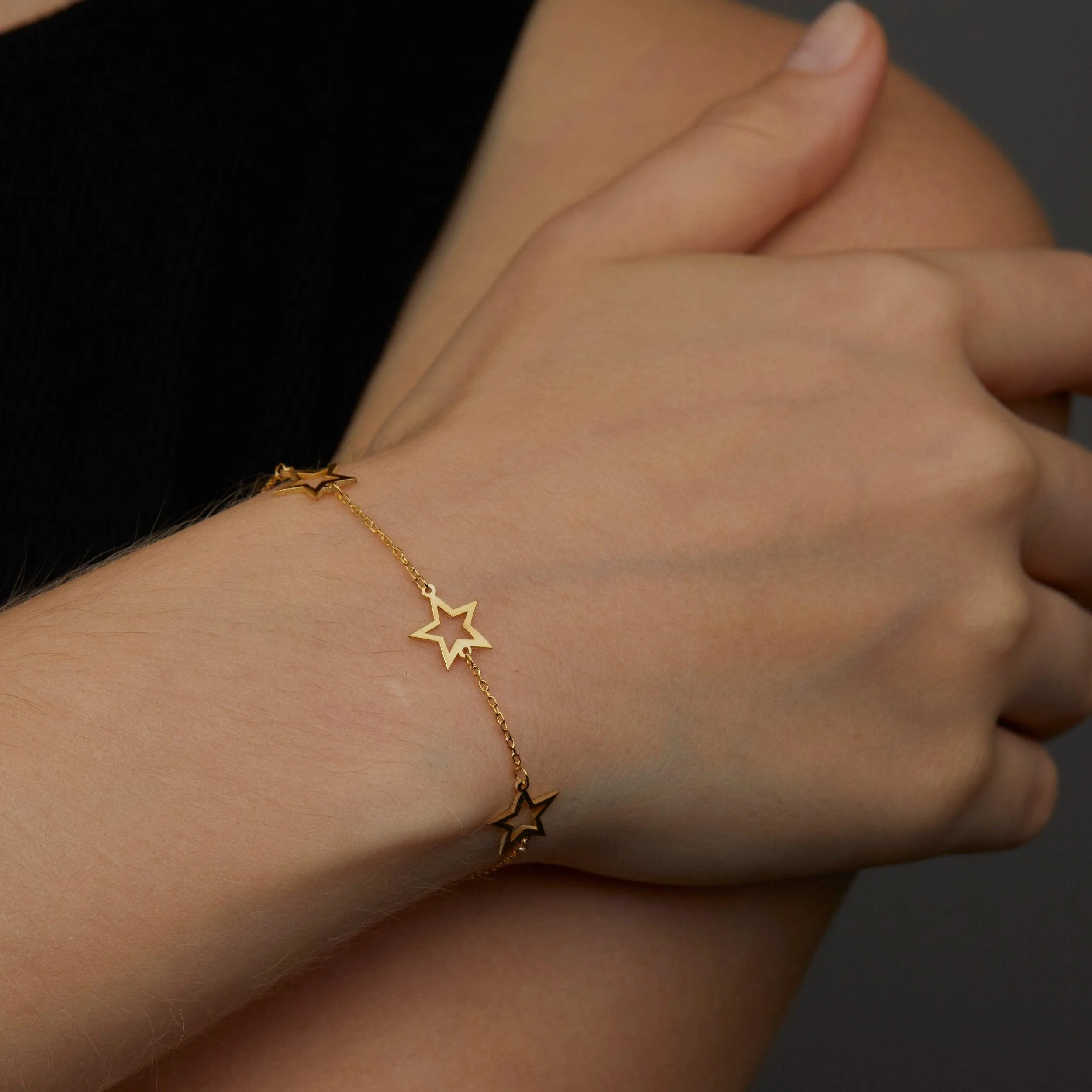 Star Bracelet - 18K Gold Vermeil