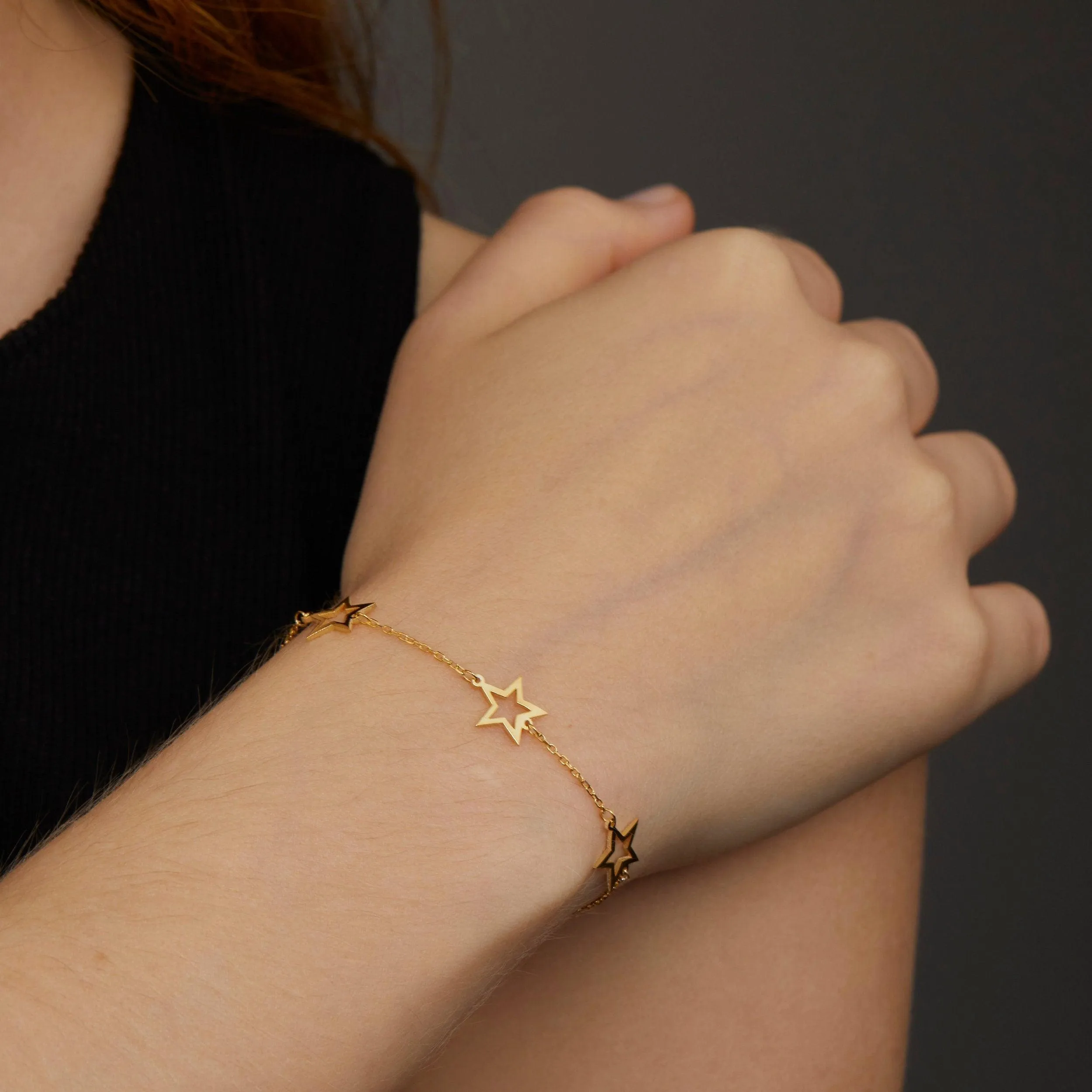 Star Bracelet - 18K Gold Vermeil