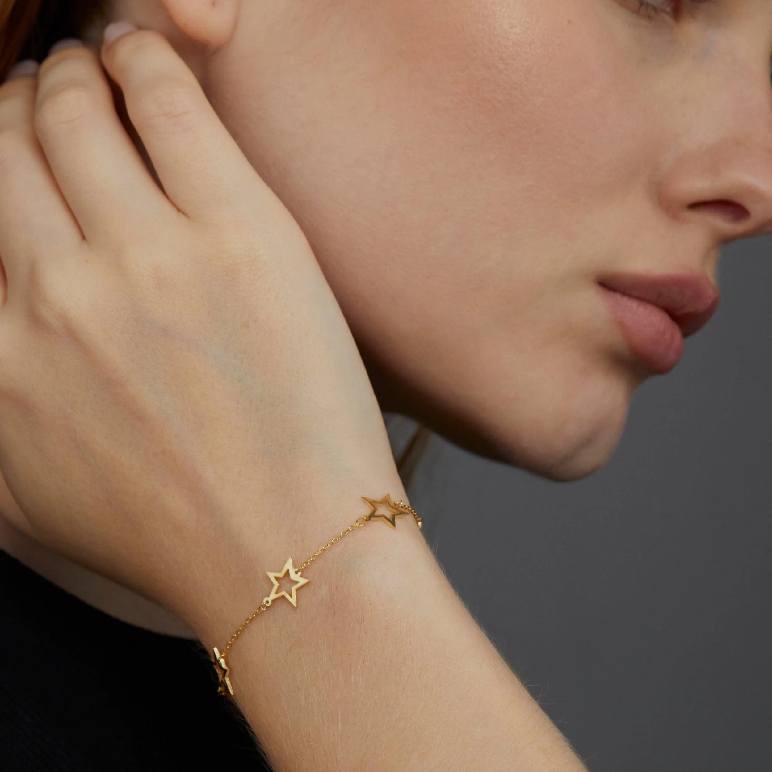 Star Bracelet - 18K Gold Vermeil