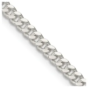 Sterling Silver 3.25mm Domed Curb Chain