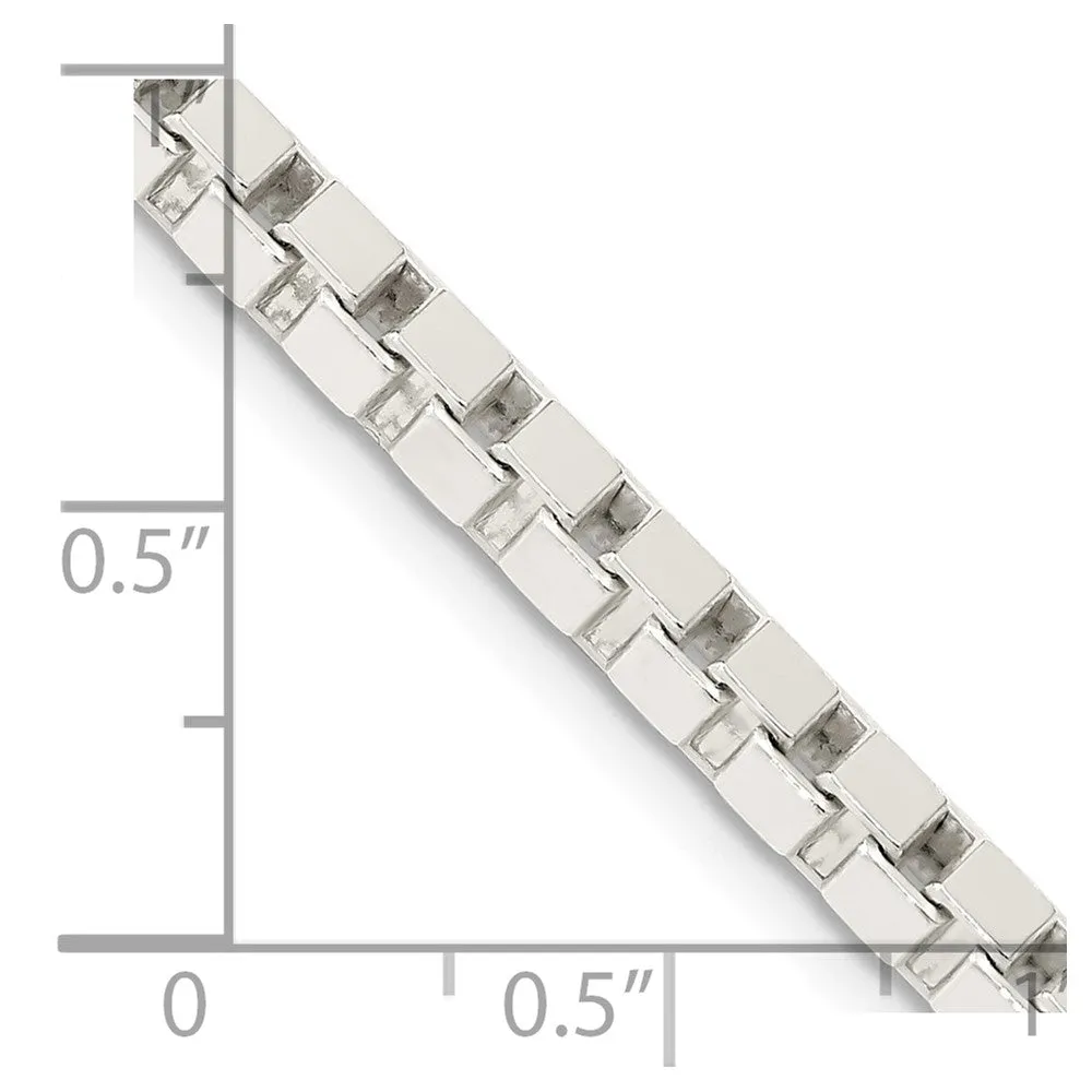 Sterling Silver 3.75mm Box Chain