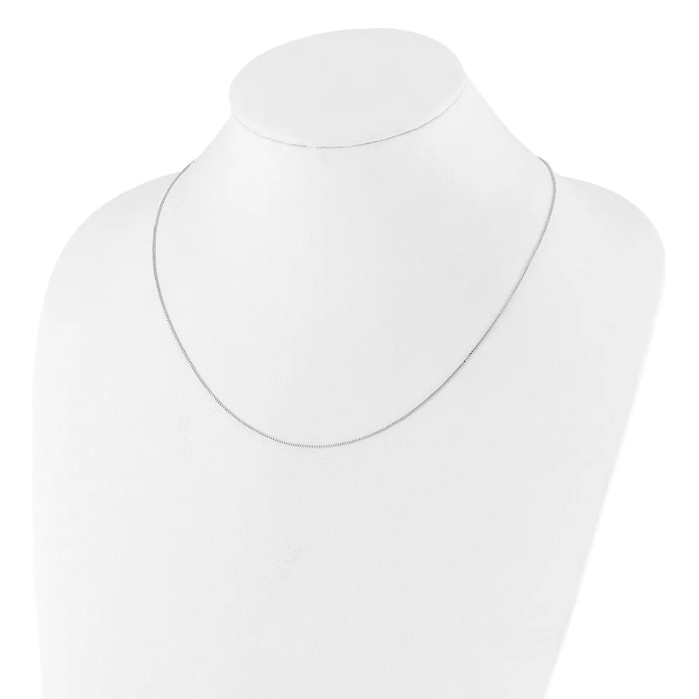 Sterling Silver Adjustable .85mm Box Chain