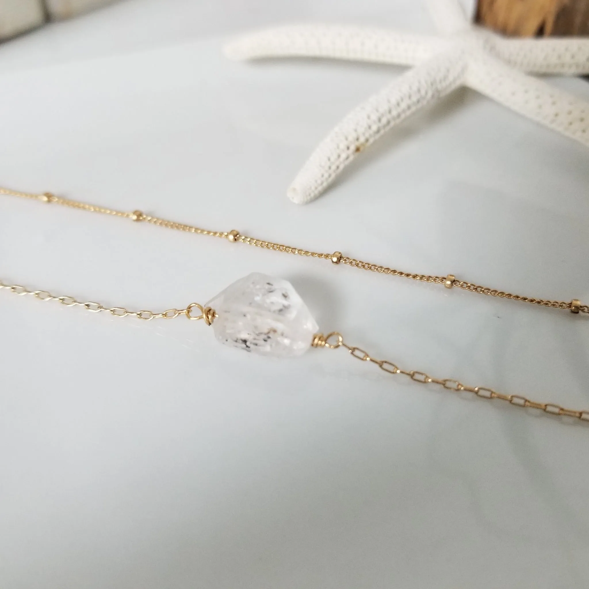 Sterling Silver Dainty Stacking Bracelet - Figaro, Satellite, Cable or Sequin