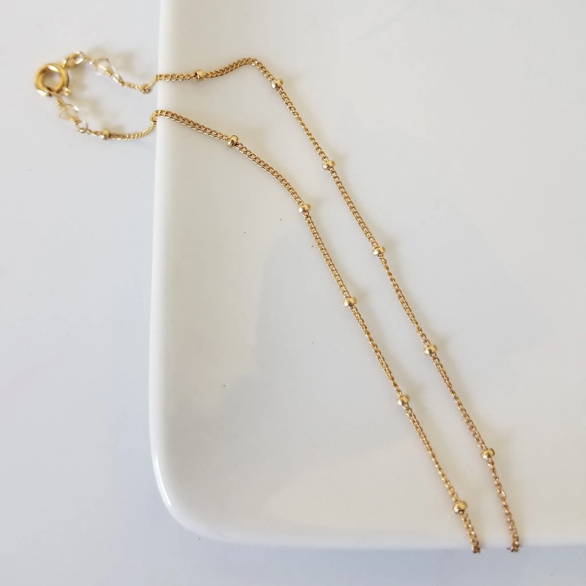 Sterling Silver Dainty Stacking Bracelet - Figaro, Satellite, Cable or Sequin