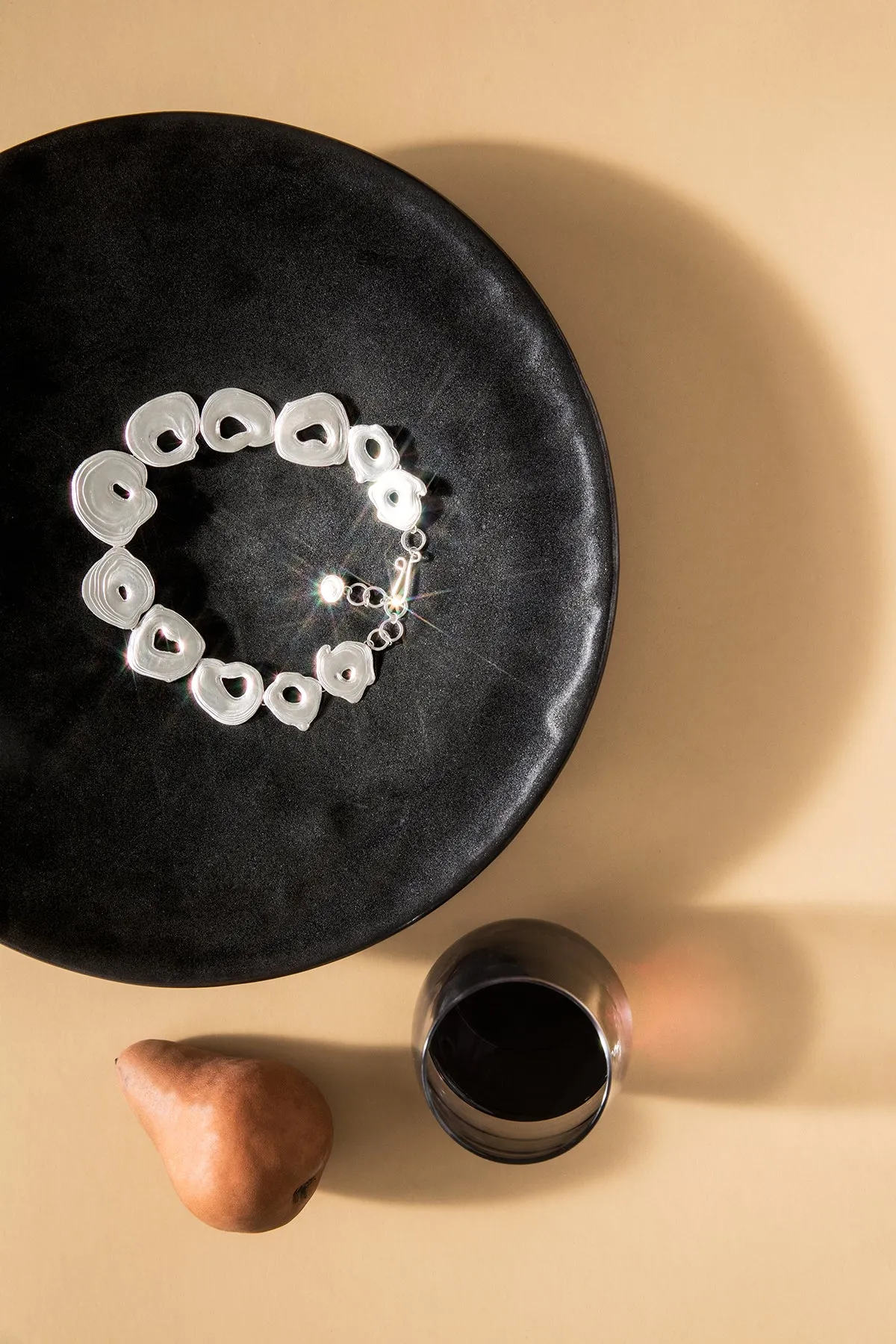 Sterling Silver Whirlpool Necklace