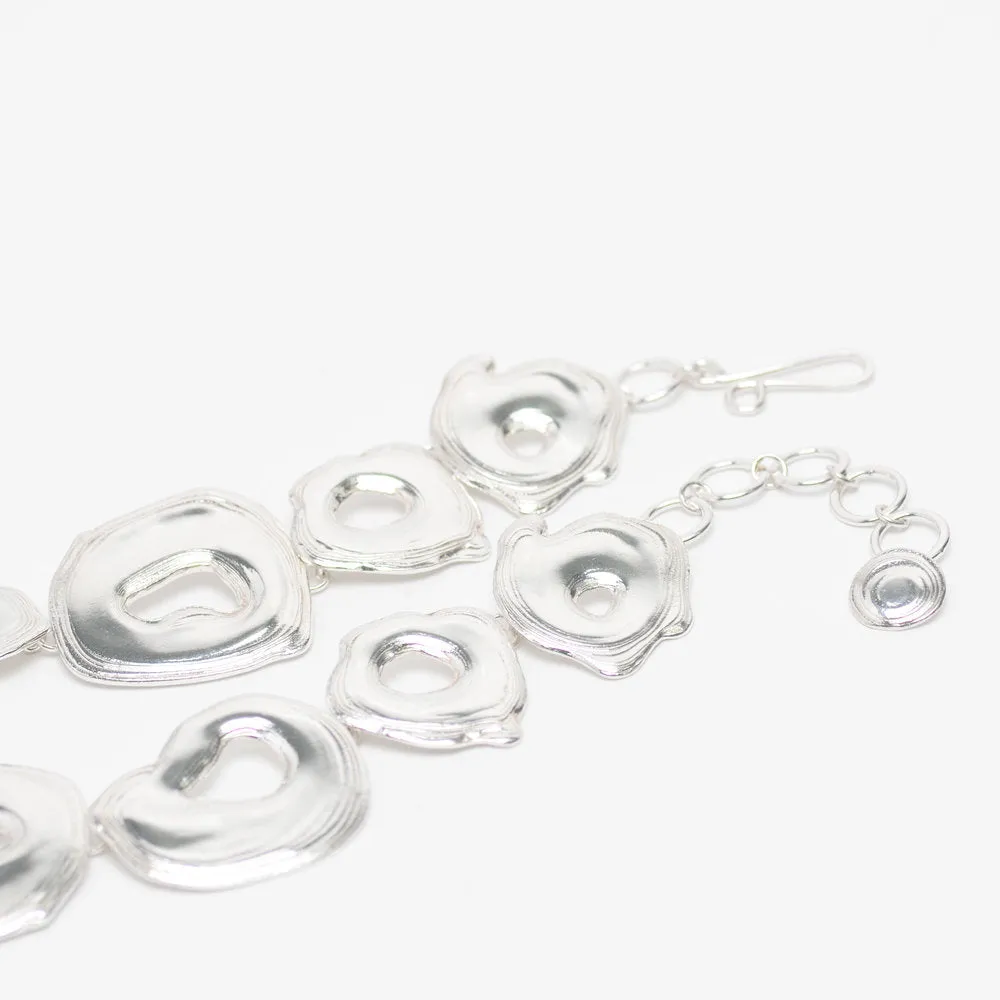 Sterling Silver Whirlpool Necklace