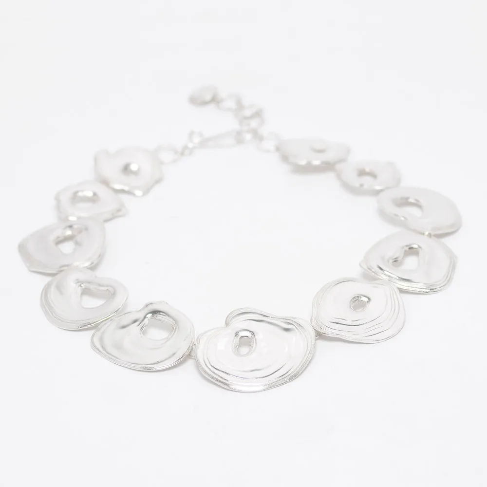 Sterling Silver Whirlpool Necklace