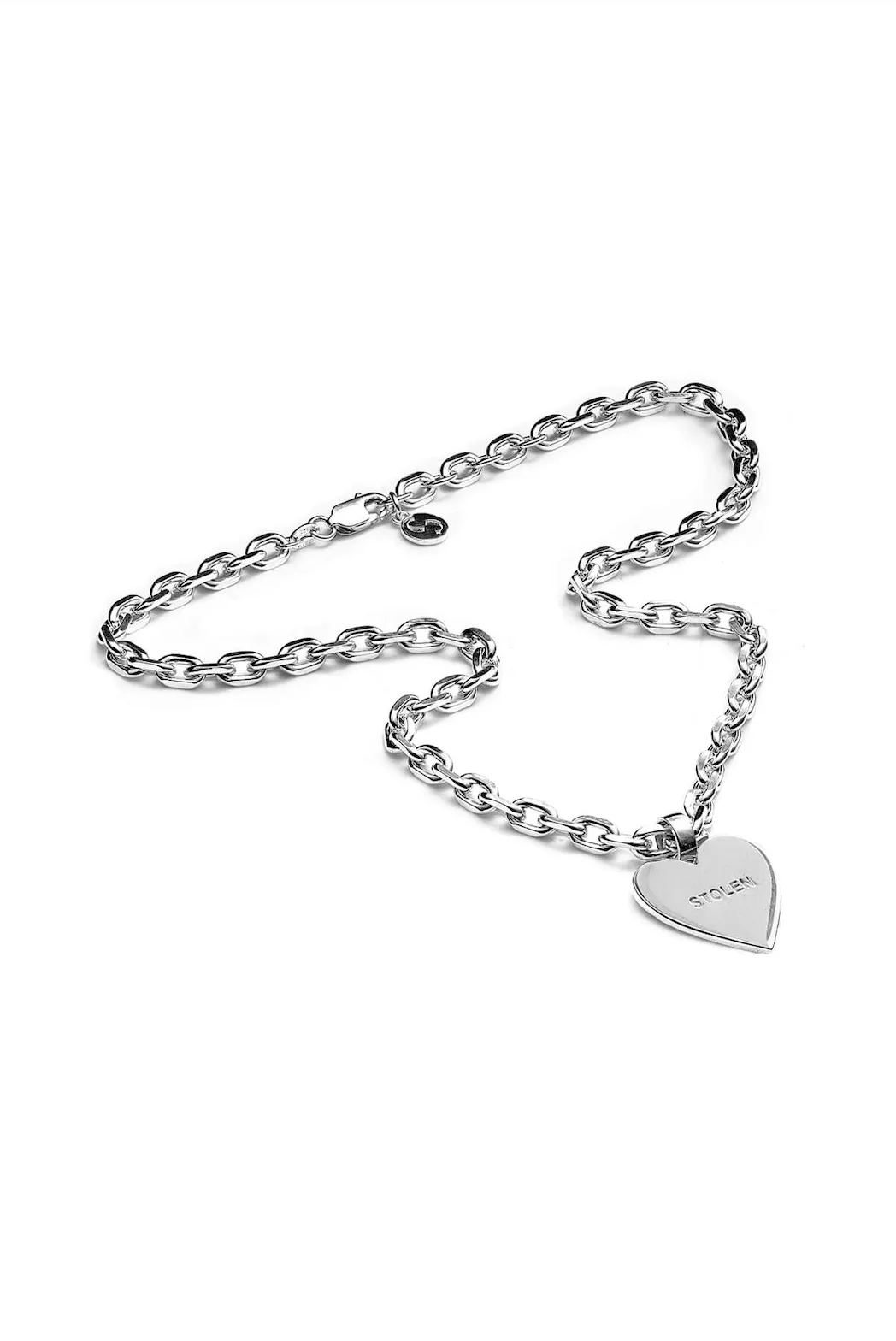 STOLEN GIRLFRIENDS CLUB Maxi Stolen Heart Choker - Stirling Silver
