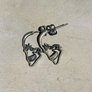 Stoned Skully Earrings