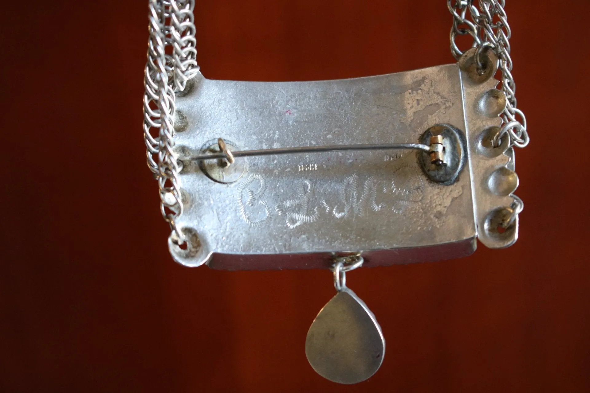 Stunning Georgian Solid Silver Choker / Necklace