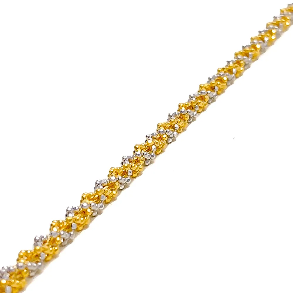 Subtle Attractive 22K Gold Bracelet