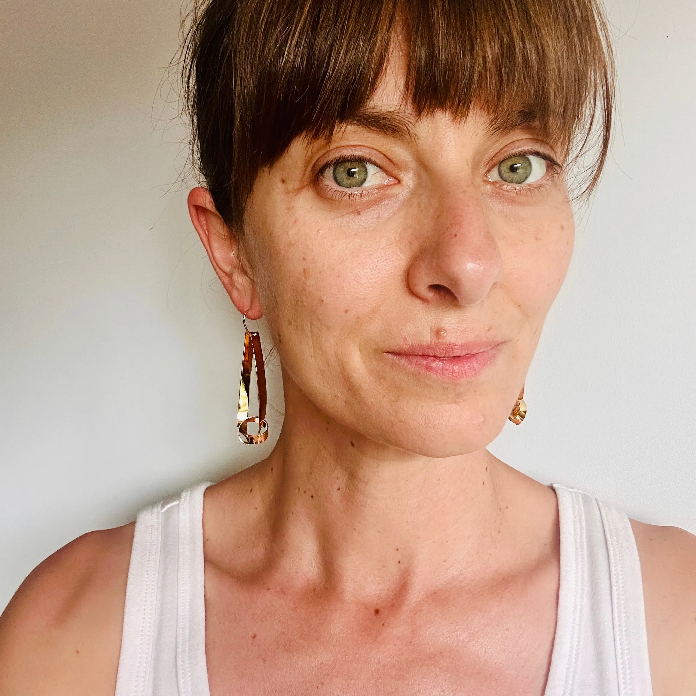 Swirly Girls drop earrings©