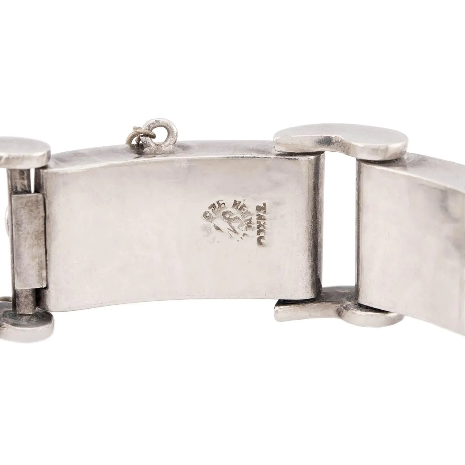 TAXCO Retro Mexican Sterling Silver "Tire Track" Link Bracelet