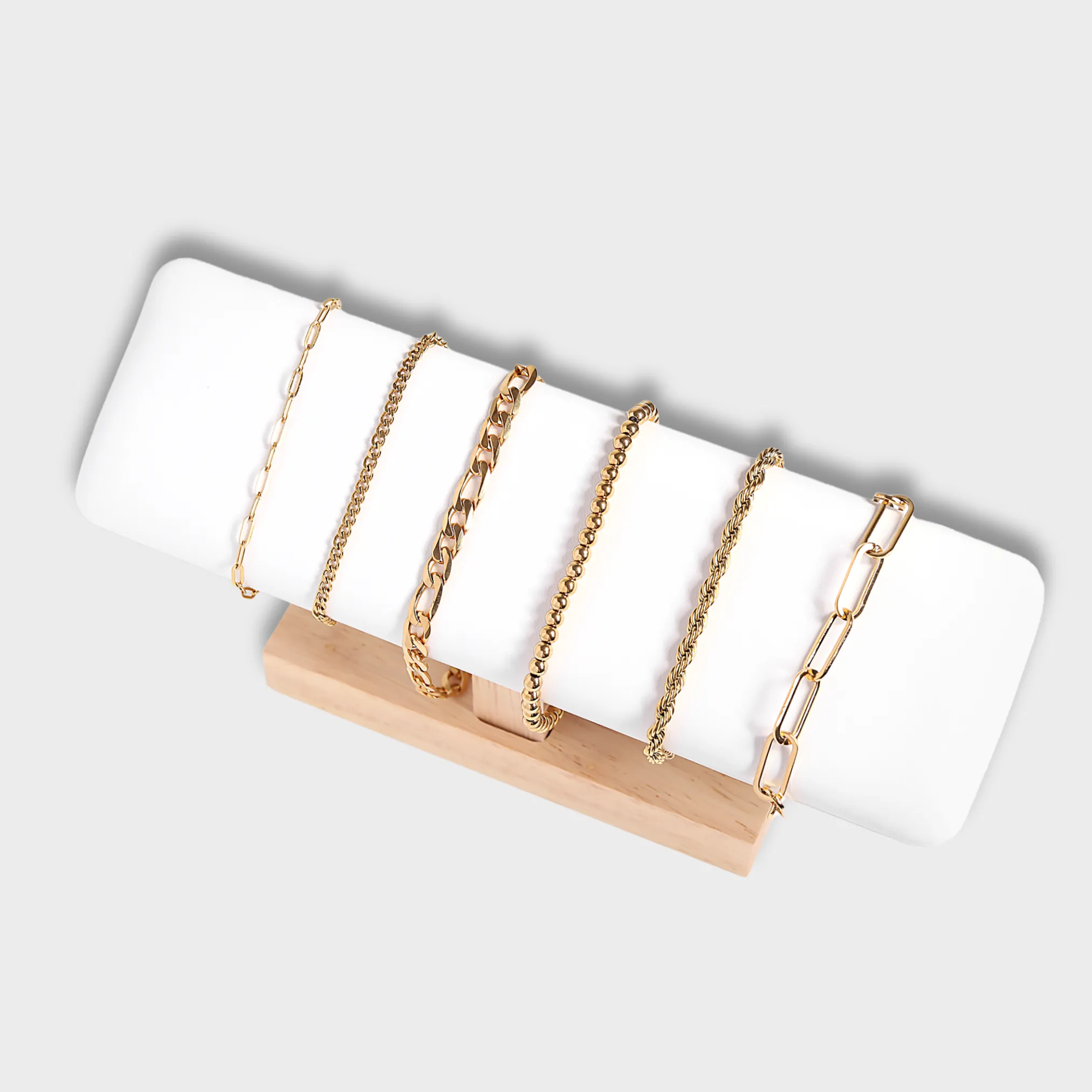 Taylor 18K Gold or Stainless PVD Paperclip Chain Bracelet