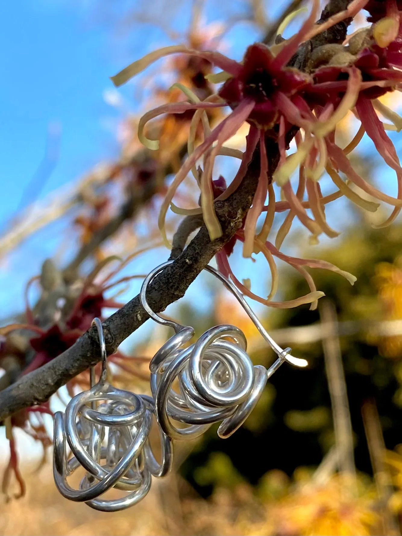 The Large Sculpture Closed Drop Earring
