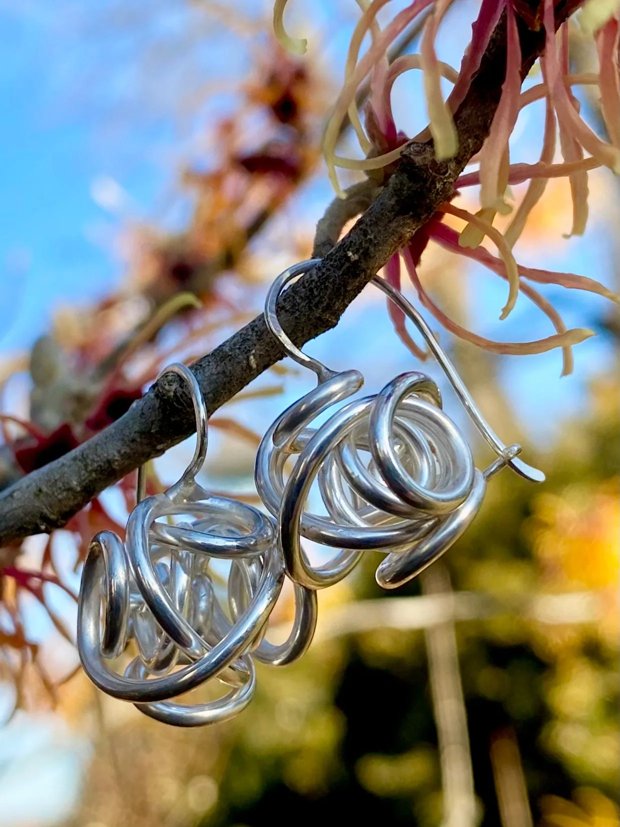 The Large Sculpture Closed Drop Earring