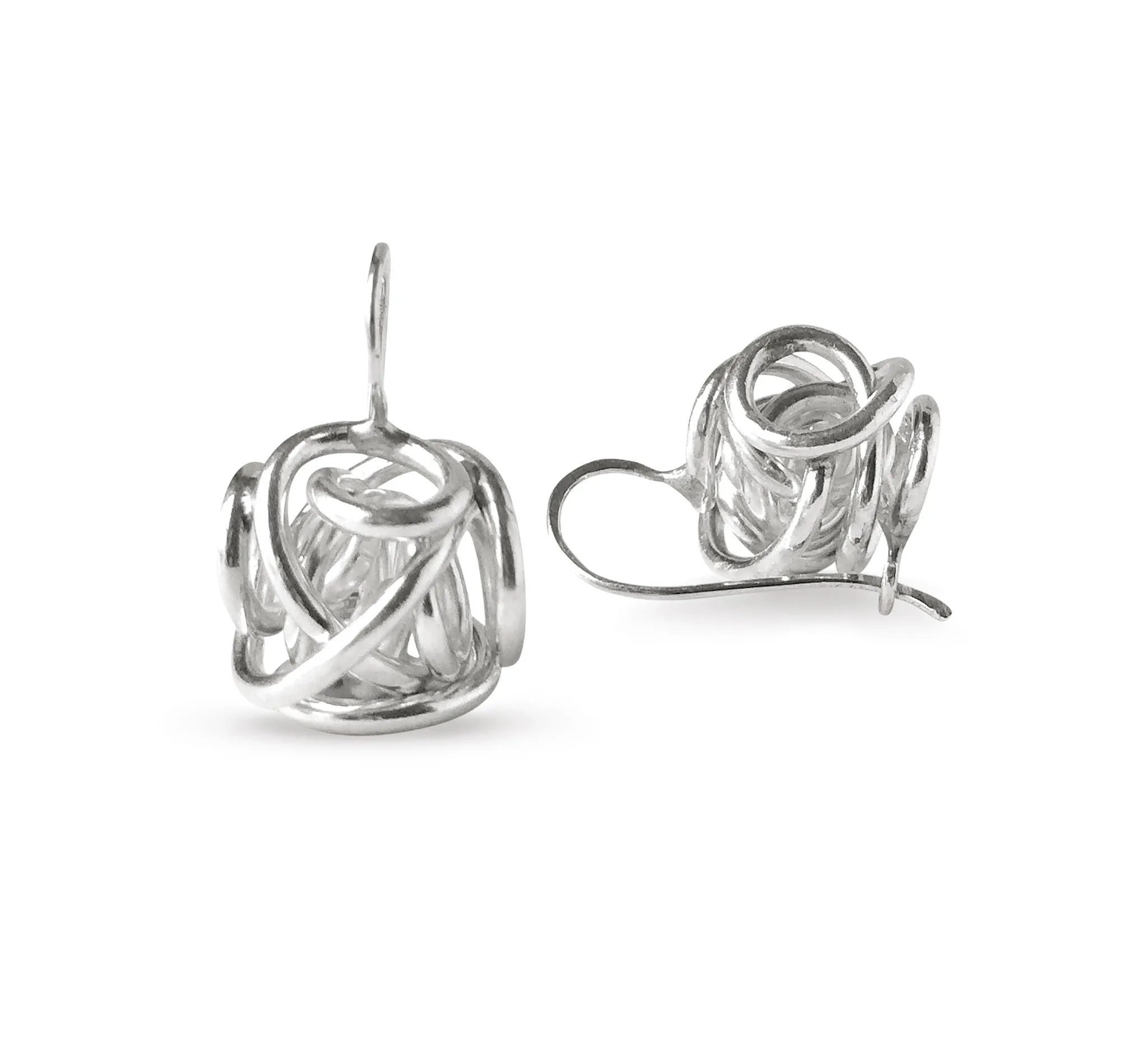 The Large Sculpture Closed Drop Earring